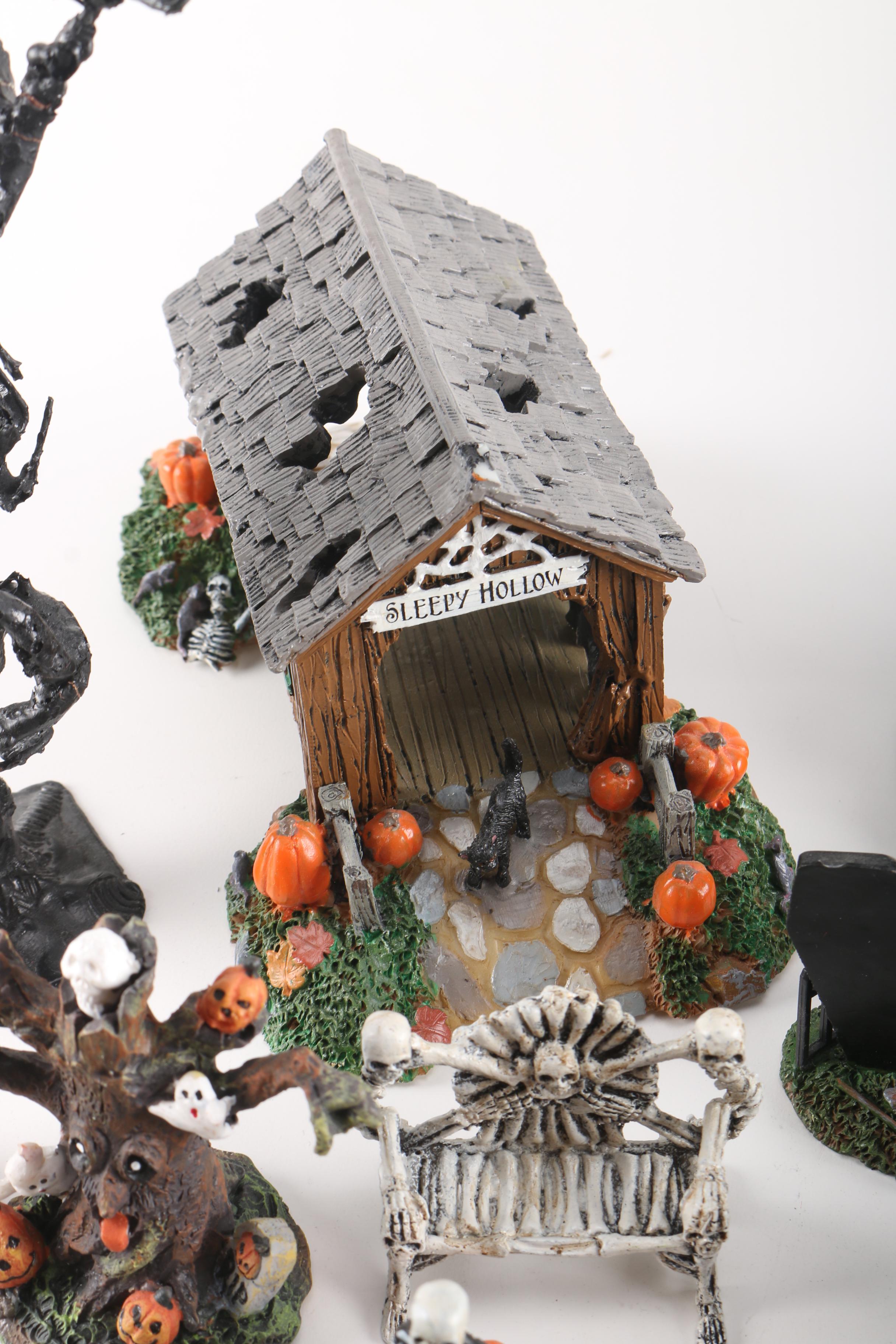 Lemax Halloween-Themed Village Collectibles