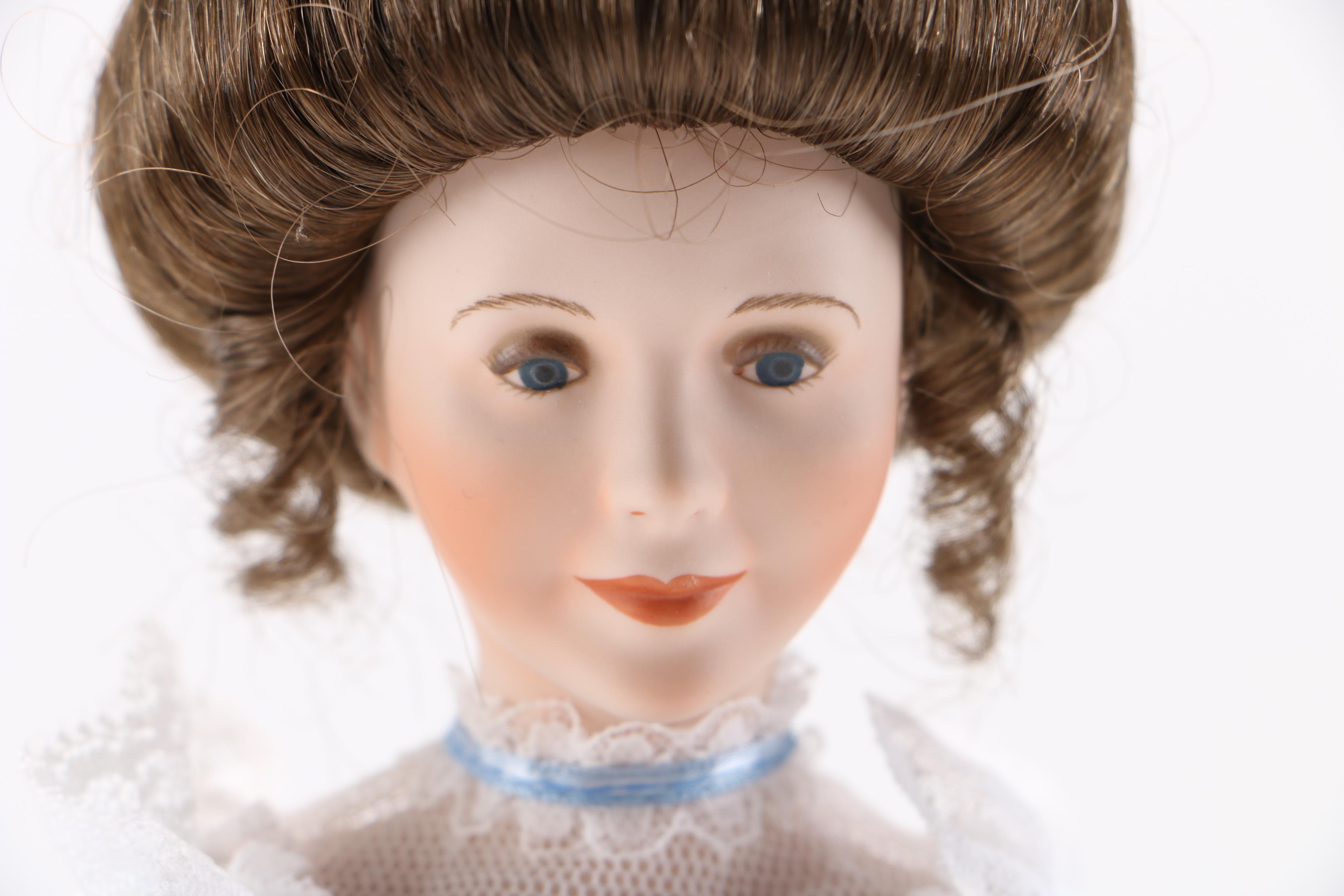 Sandra Kuck "Loving Steps" Mother and Child Porcelain Dolls