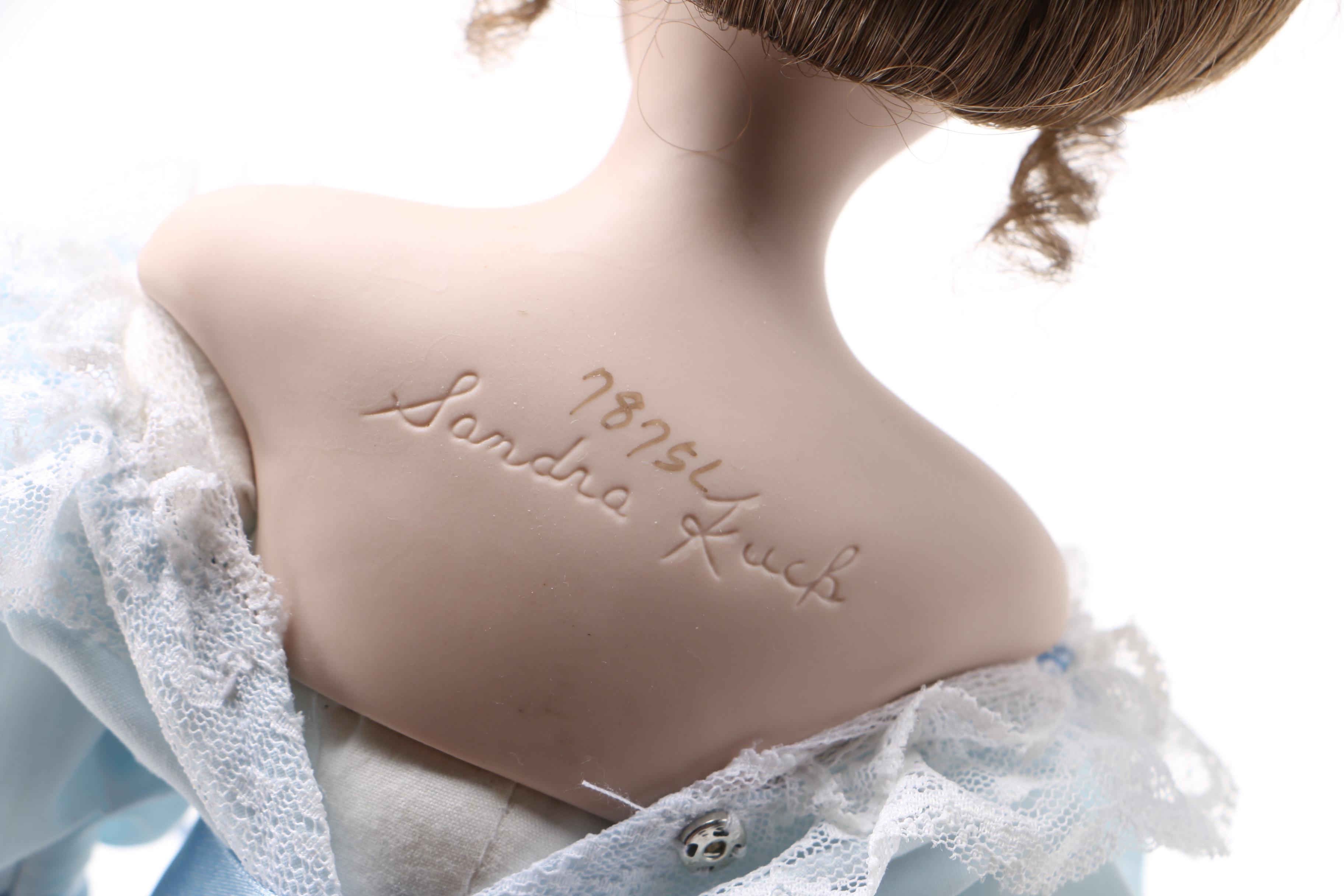 Sandra Kuck "Loving Steps" Mother and Child Porcelain Dolls