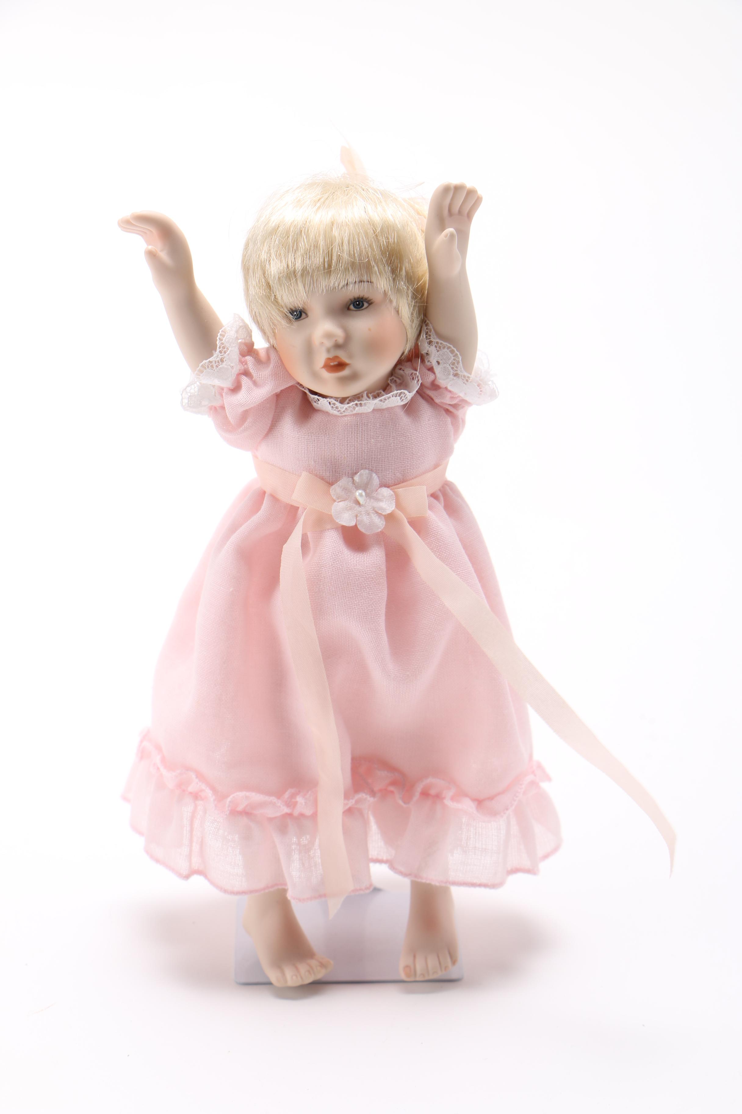 Sandra Kuck "Loving Steps" Mother and Child Porcelain Dolls