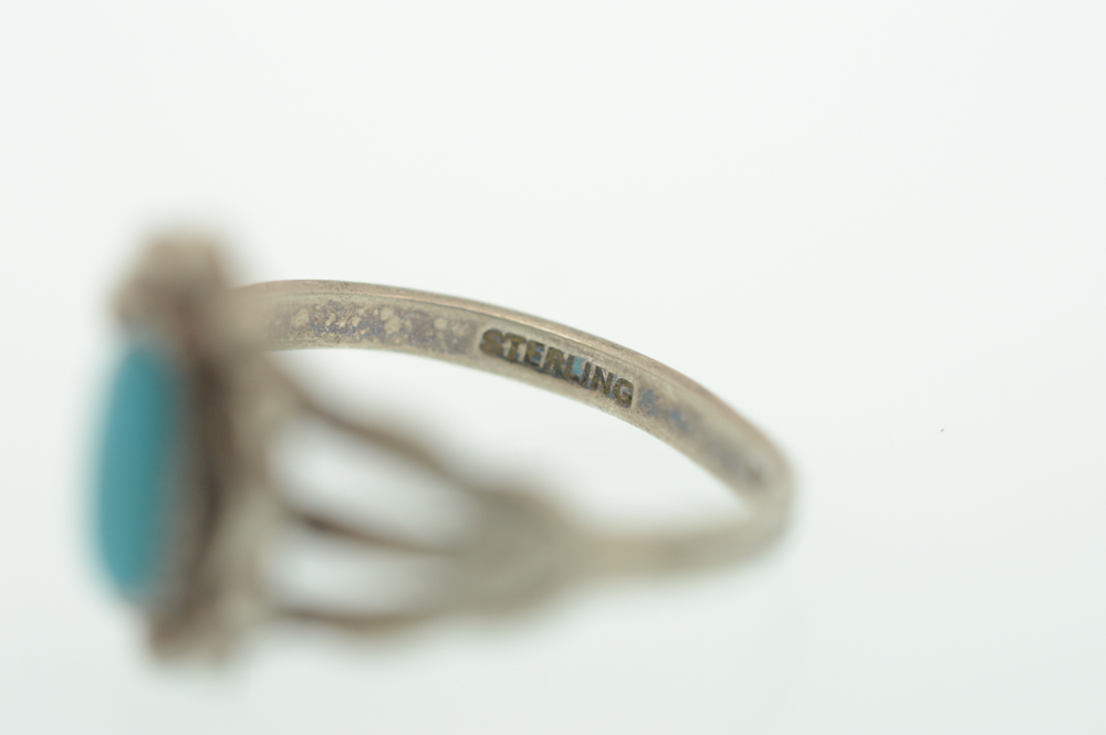 Sterling Silver Cuff Bracelet and Ring