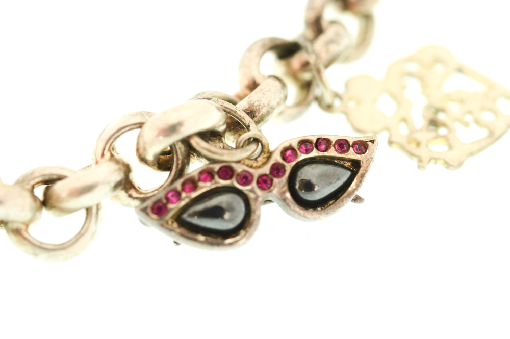 Sterling Silver Whimsical Charm Bracelet