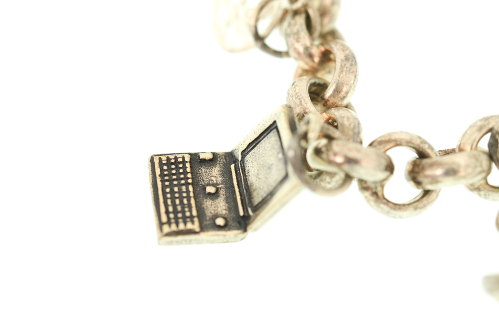 Sterling Silver Whimsical Charm Bracelet