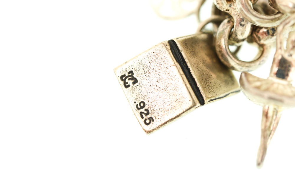 Sterling Silver Whimsical Charm Bracelet