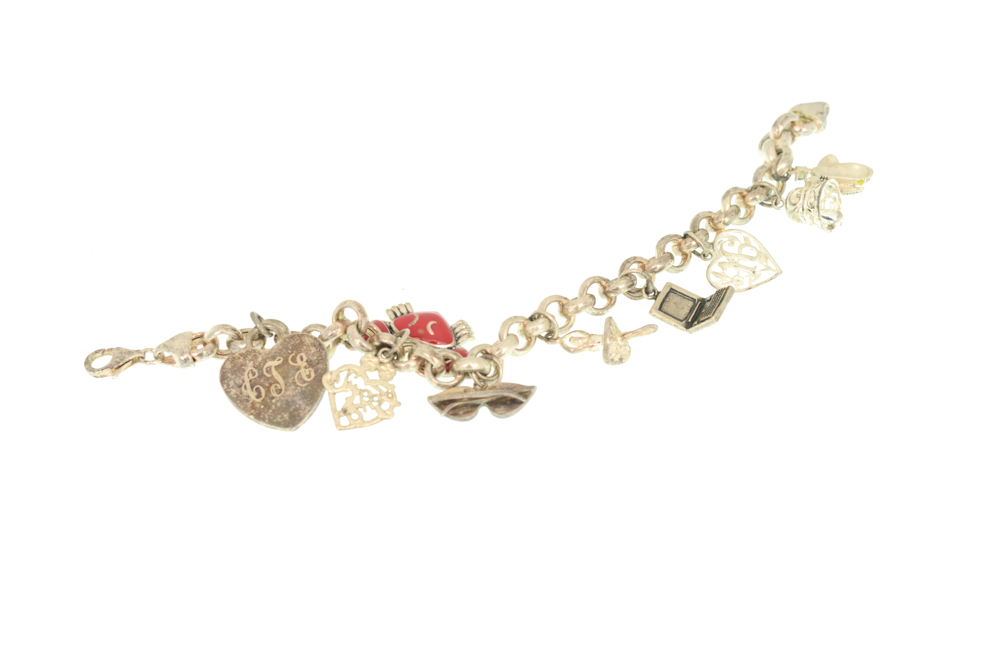 Sterling Silver Whimsical Charm Bracelet