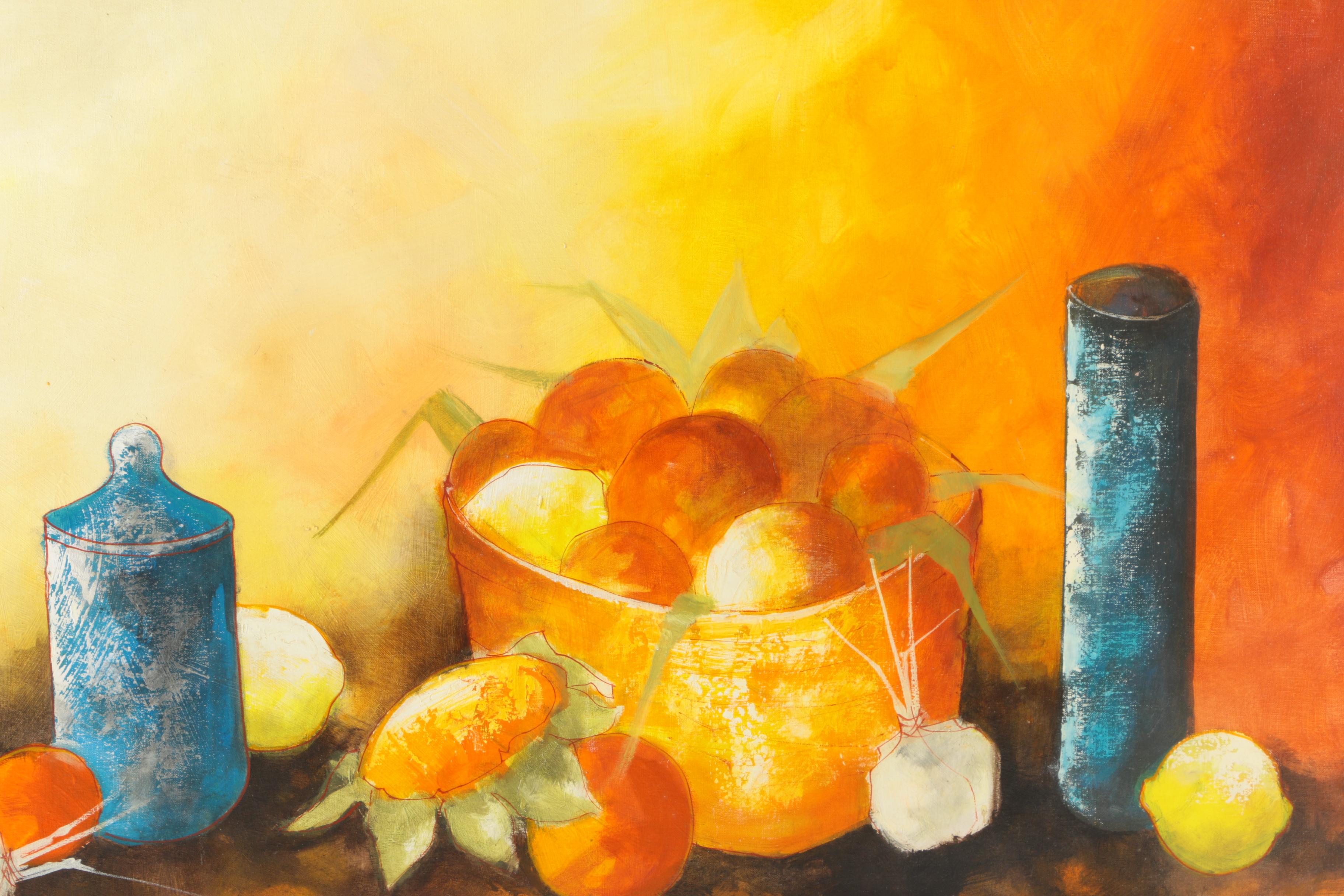 Pierre Chevalier Oil Painting on Canvas Abstract Still Life