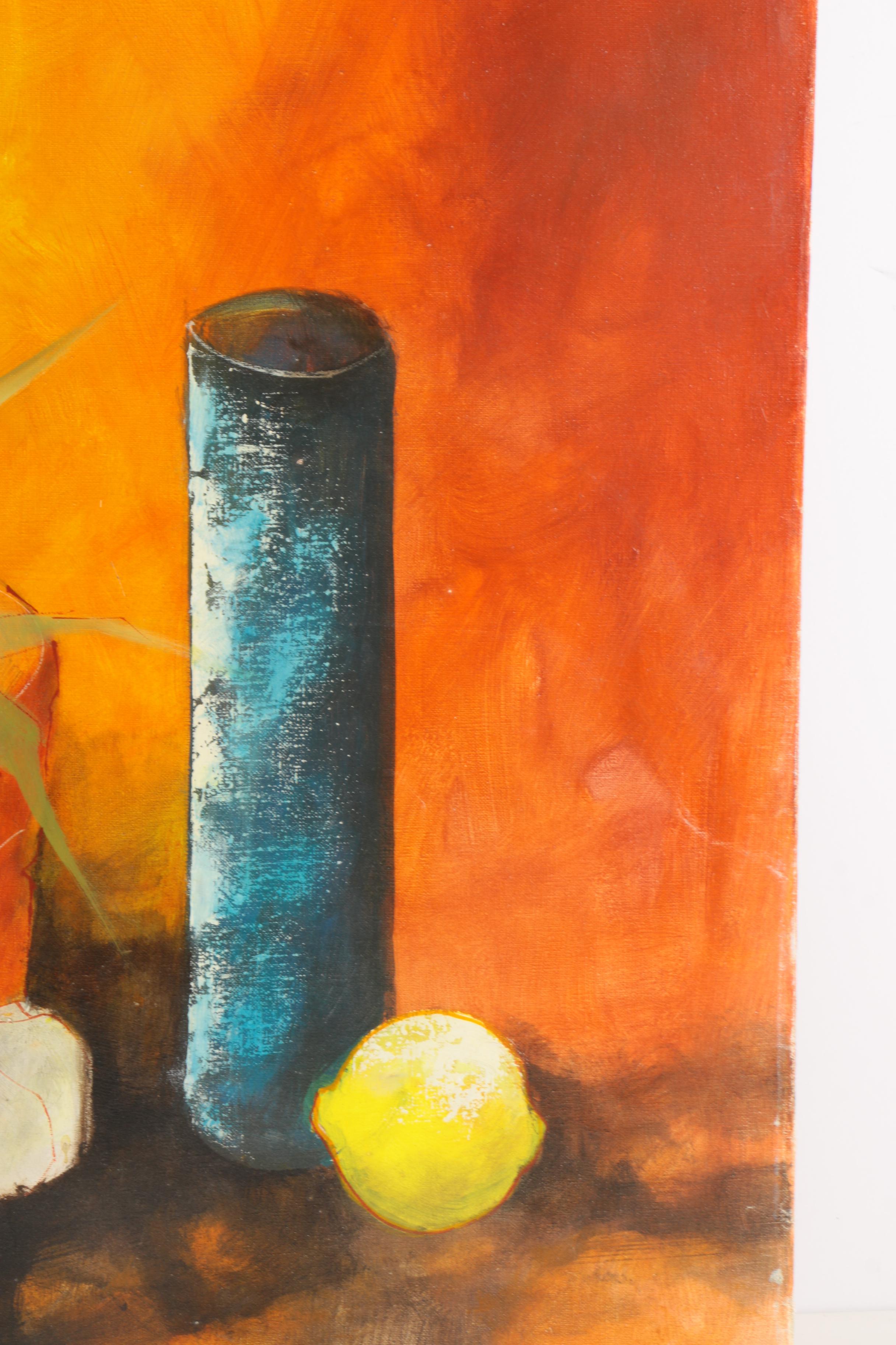 Pierre Chevalier Oil Painting on Canvas Abstract Still Life