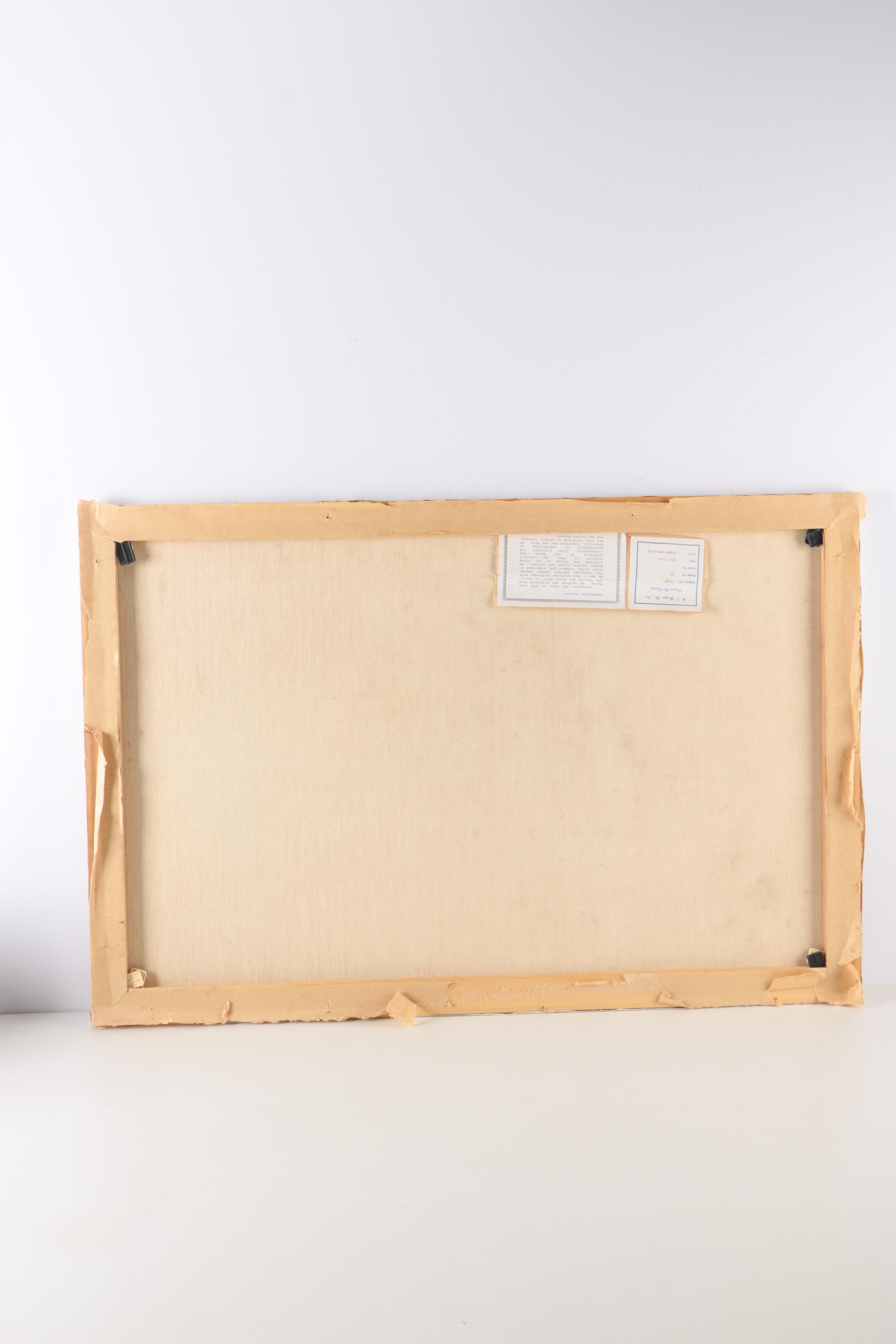 Pierre Chevalier Oil Painting on Canvas Abstract Still Life