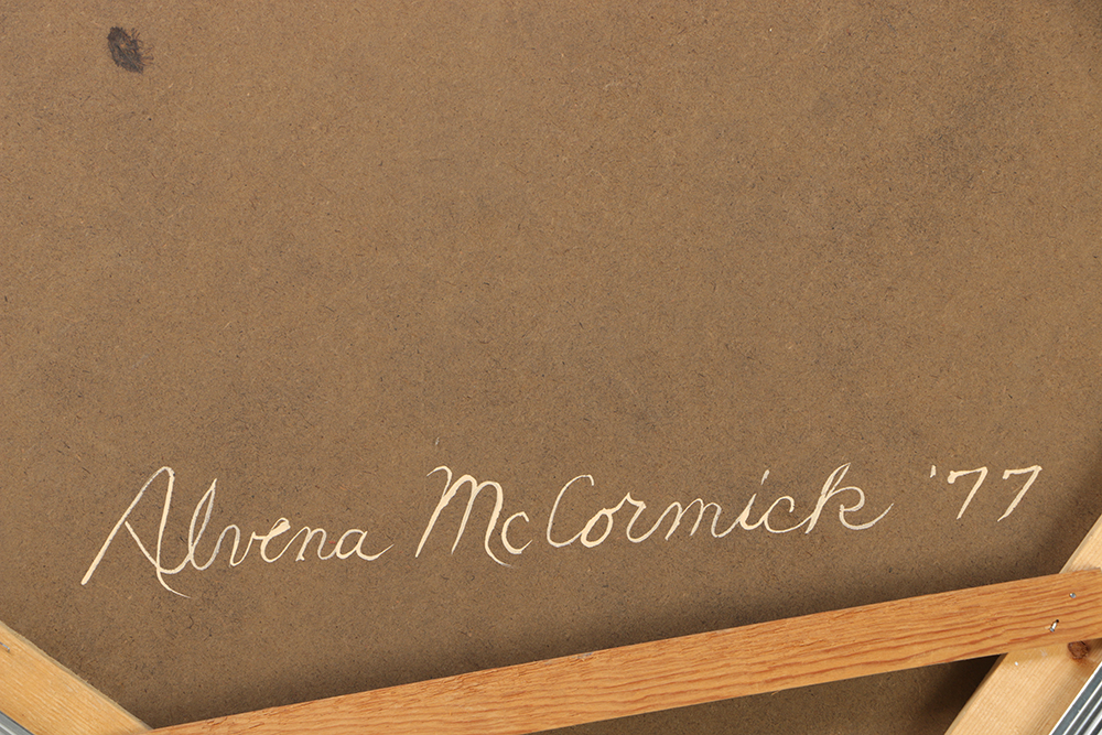 Alvena McCormick Acrylic Painting on Board of Pop Art Style Birds