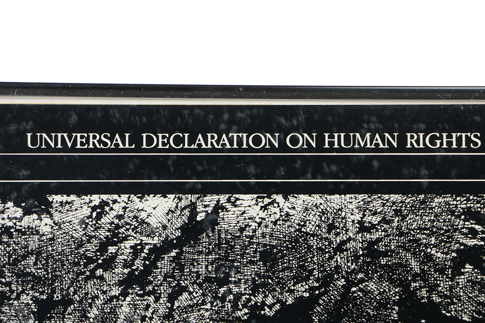 Universal Declaration of Human Rights Lithograph Poster on Paper