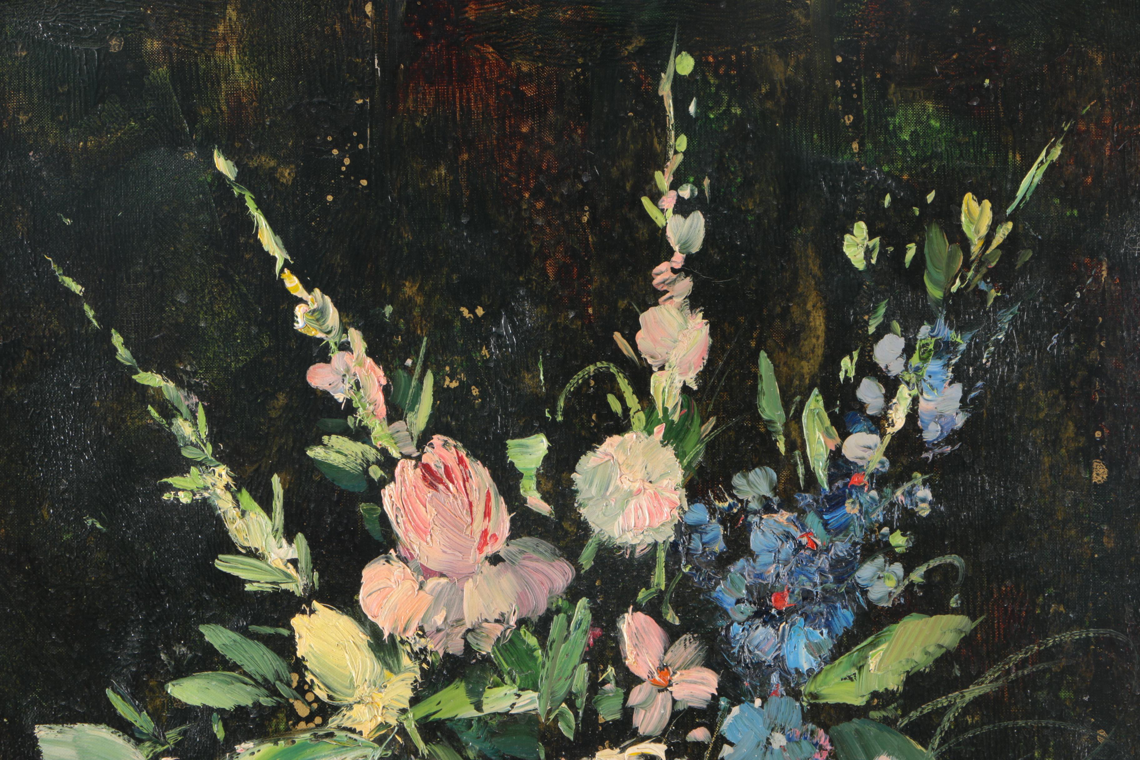 Oil Painting on Canvas Floral Still Life