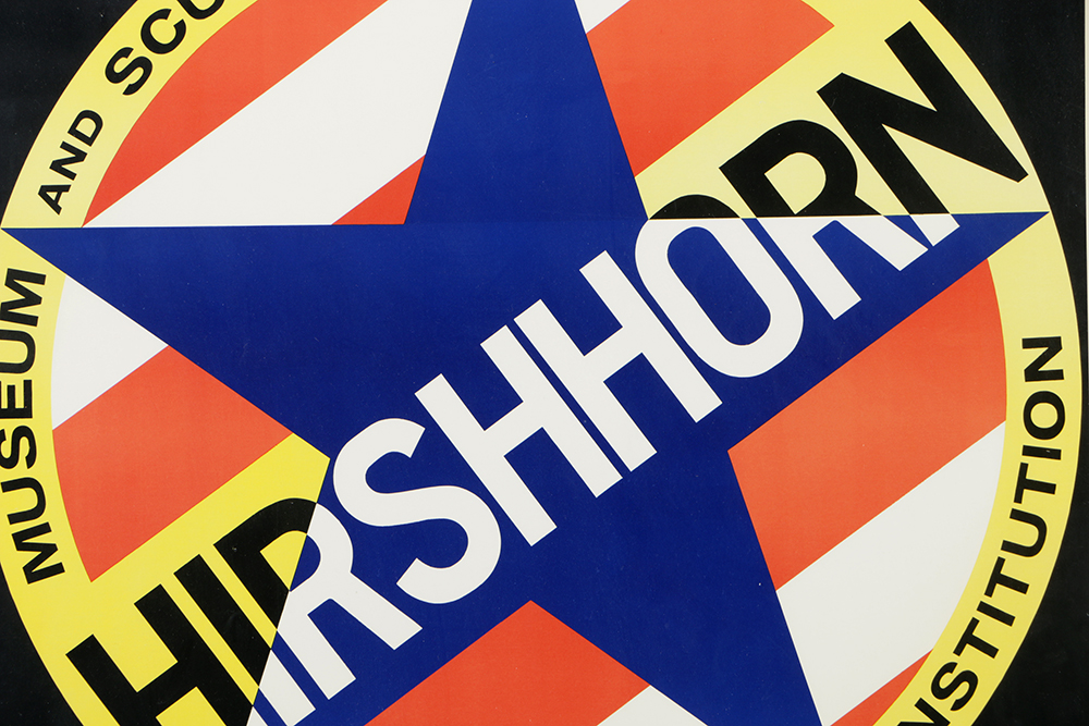 Robert Indiana Offset Lithograph Poster for the Hirshhorn Museum