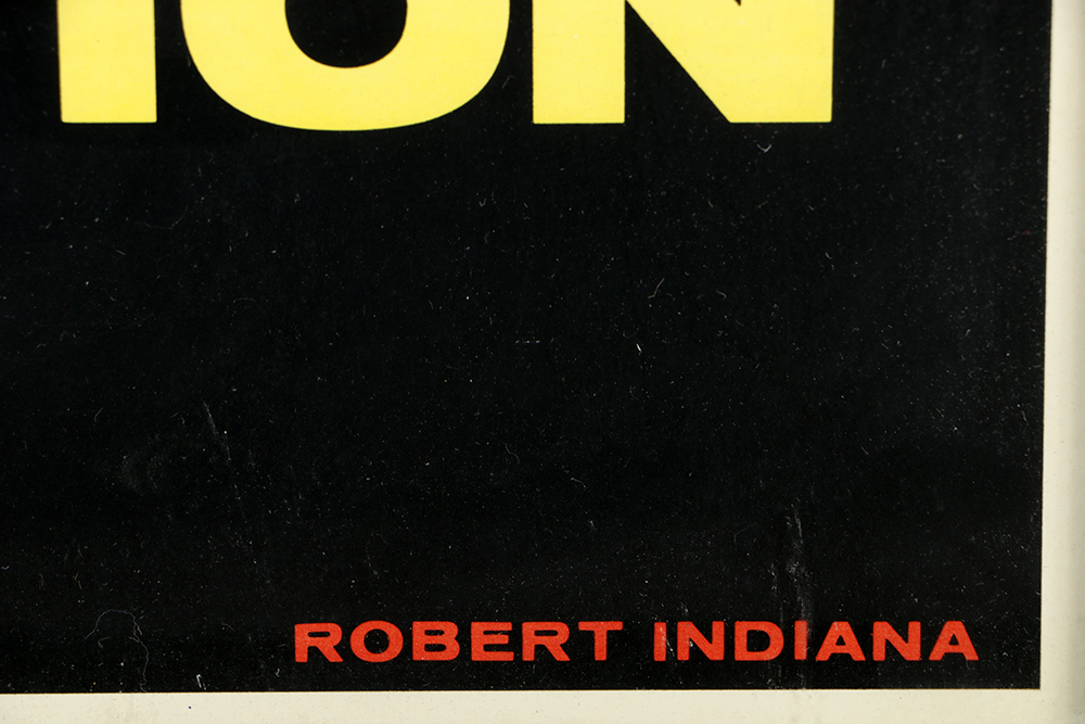 Robert Indiana Offset Lithograph Poster for the Hirshhorn Museum
