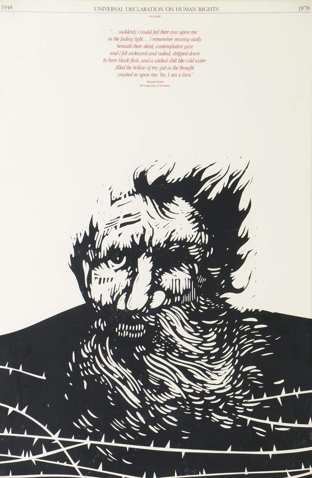 Universal Declaration on Human Rights Lithograph Poster on Paper