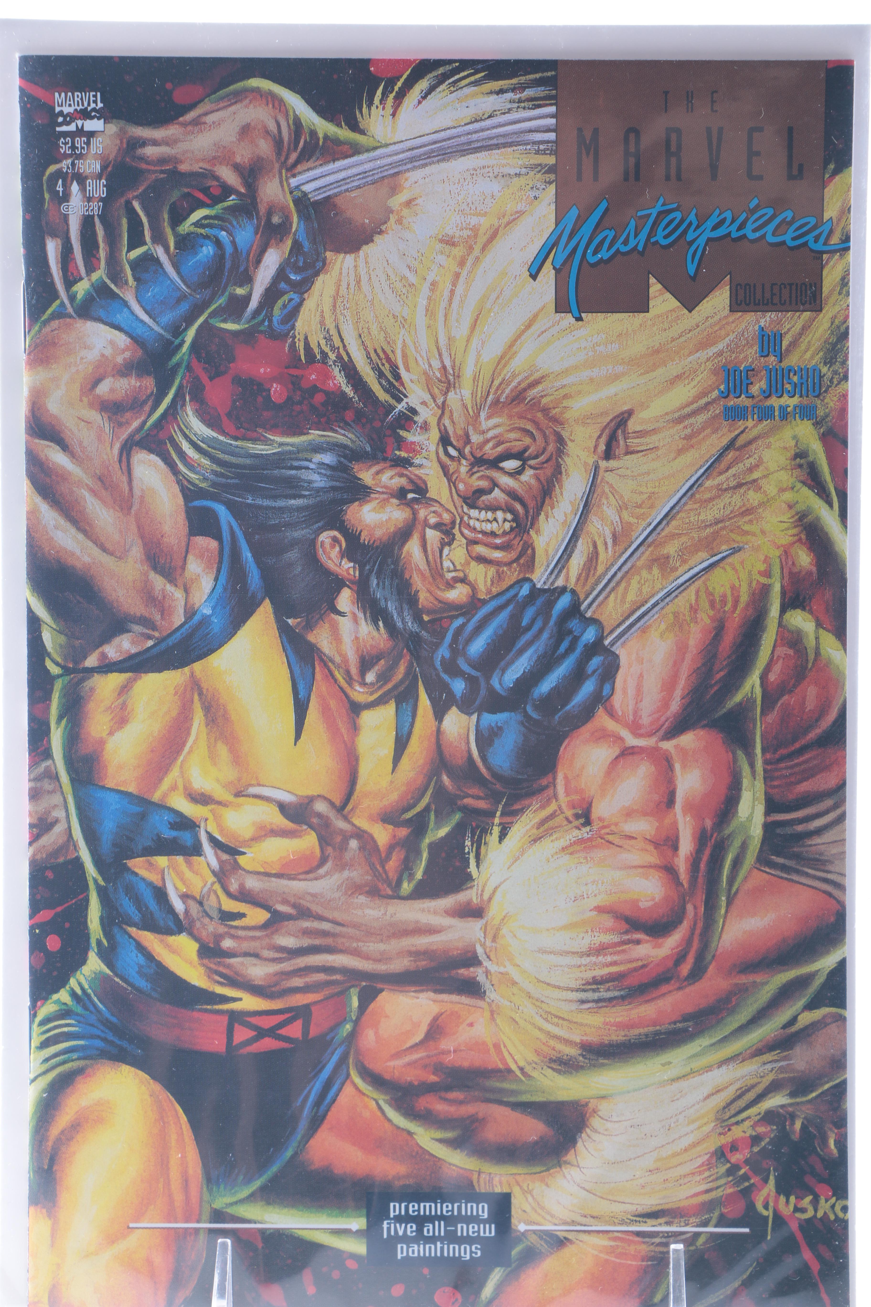 Full Series of "Marvel Masterpieces" and "Marvel Masterpieces 2" Comic Books