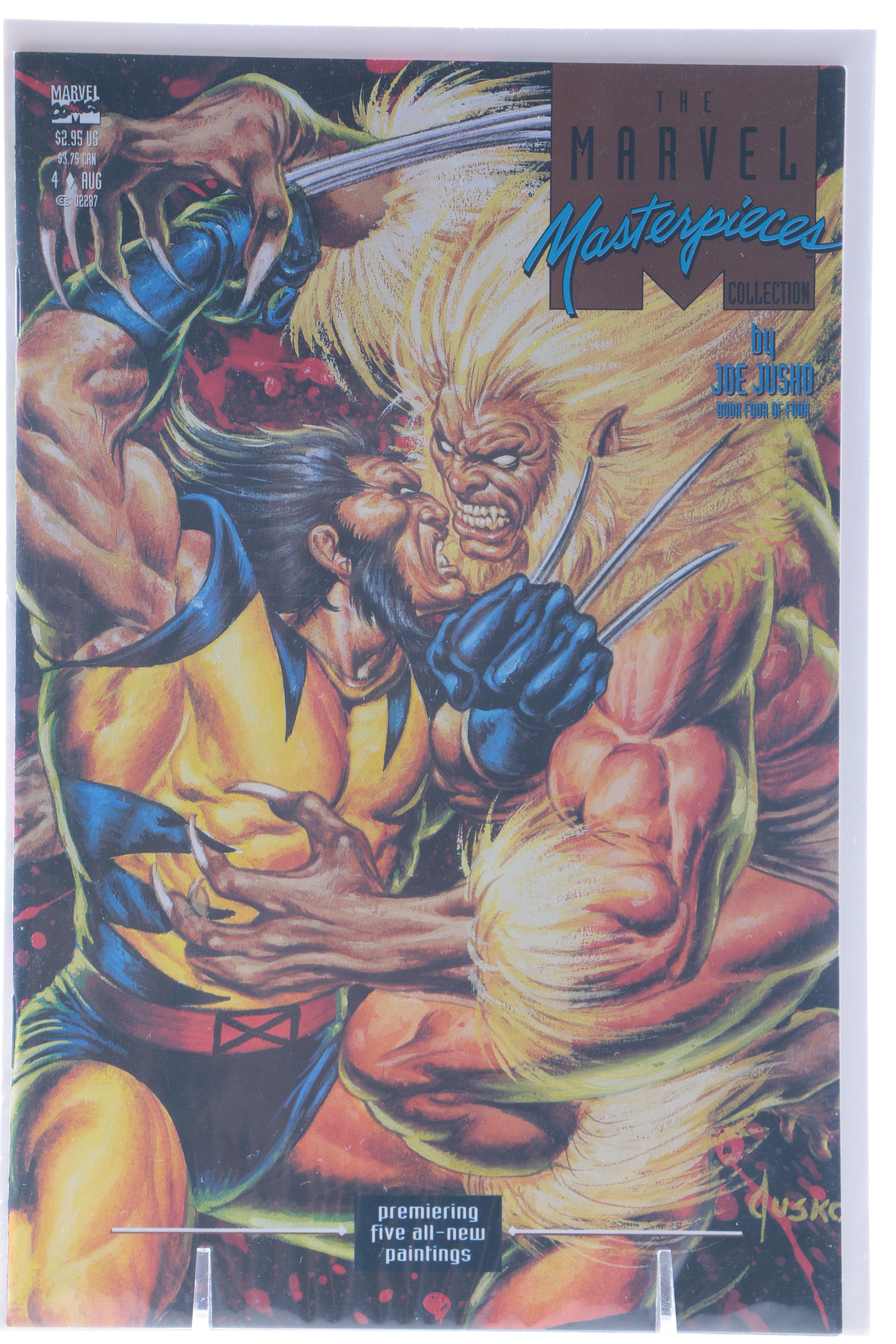 Full Series of "Marvel Masterpieces" and "Marvel Masterpieces 2" Comic Books