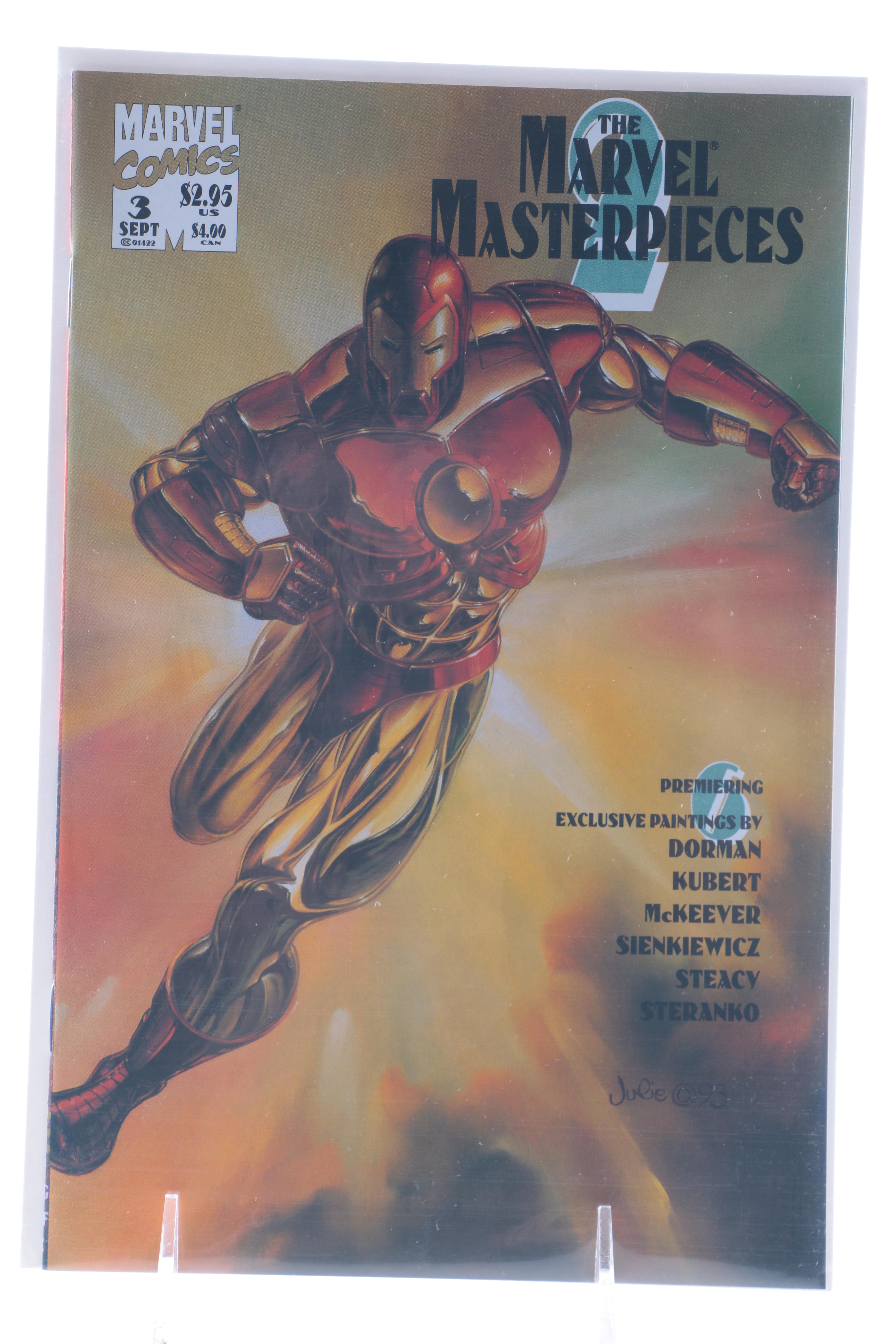 Full Series of "Marvel Masterpieces" and "Marvel Masterpieces 2" Comic Books