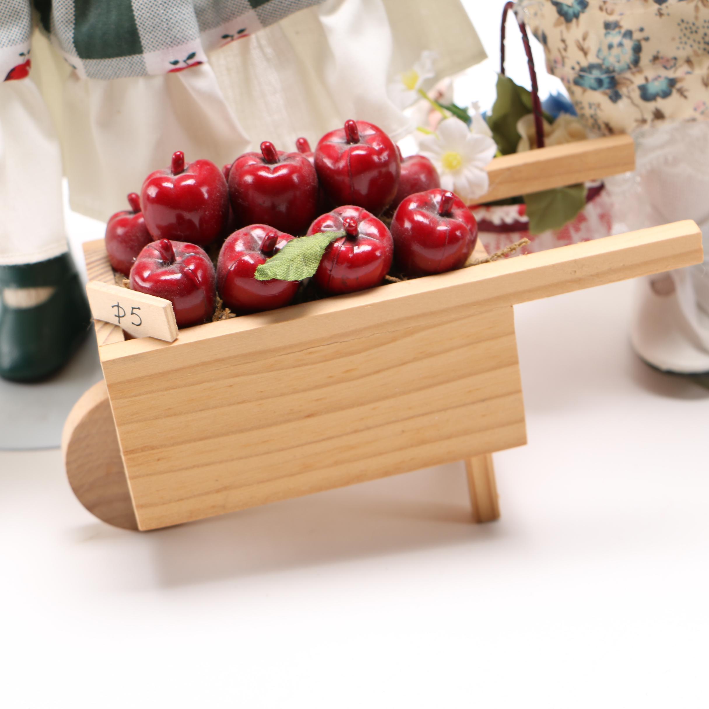 Two Porcelain Collector Dolls