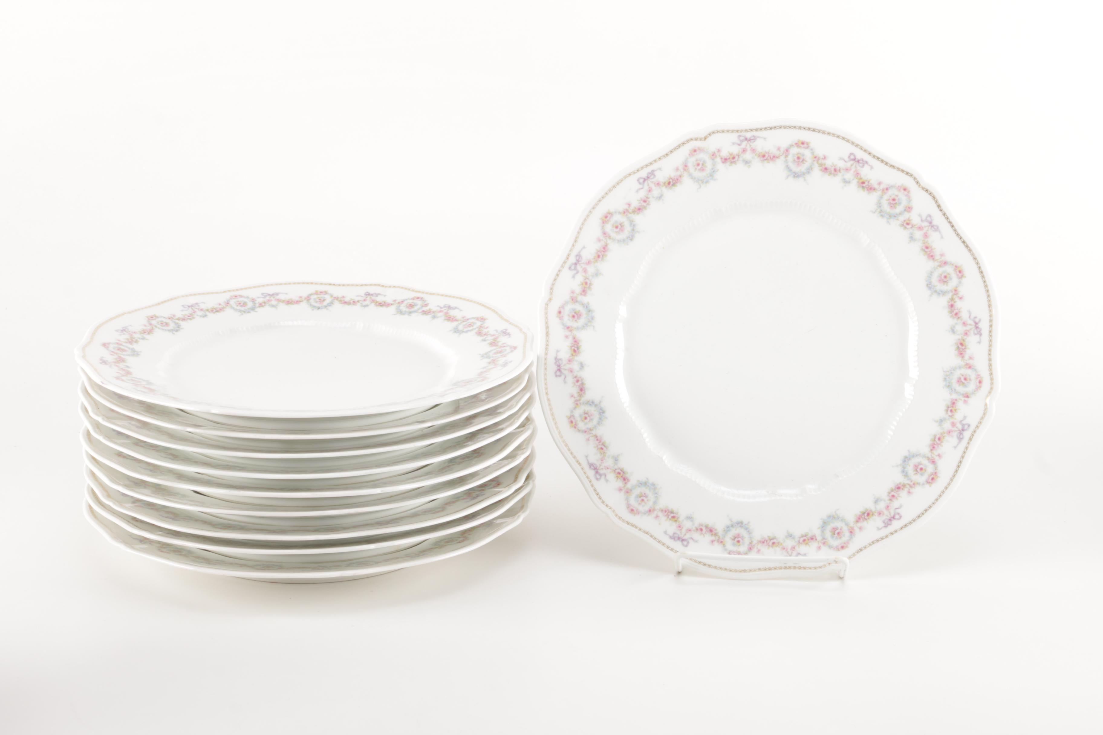 Generous Set of Théodore Haviland Limoges Porcelain Tableware