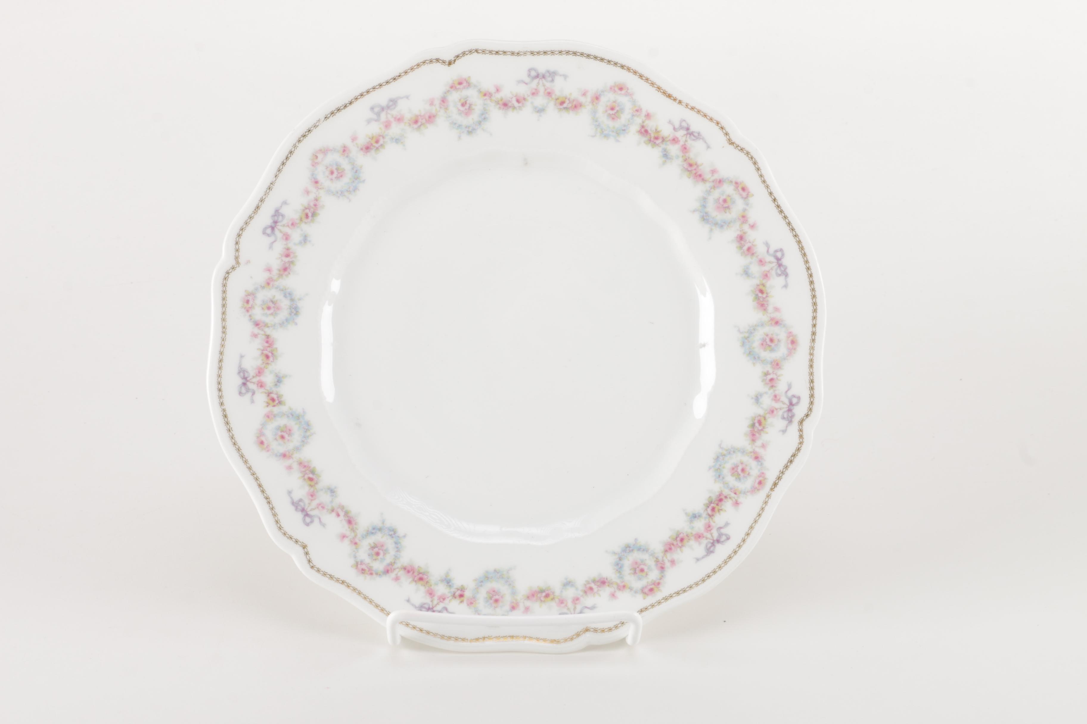 Generous Set of Théodore Haviland Limoges Porcelain Tableware