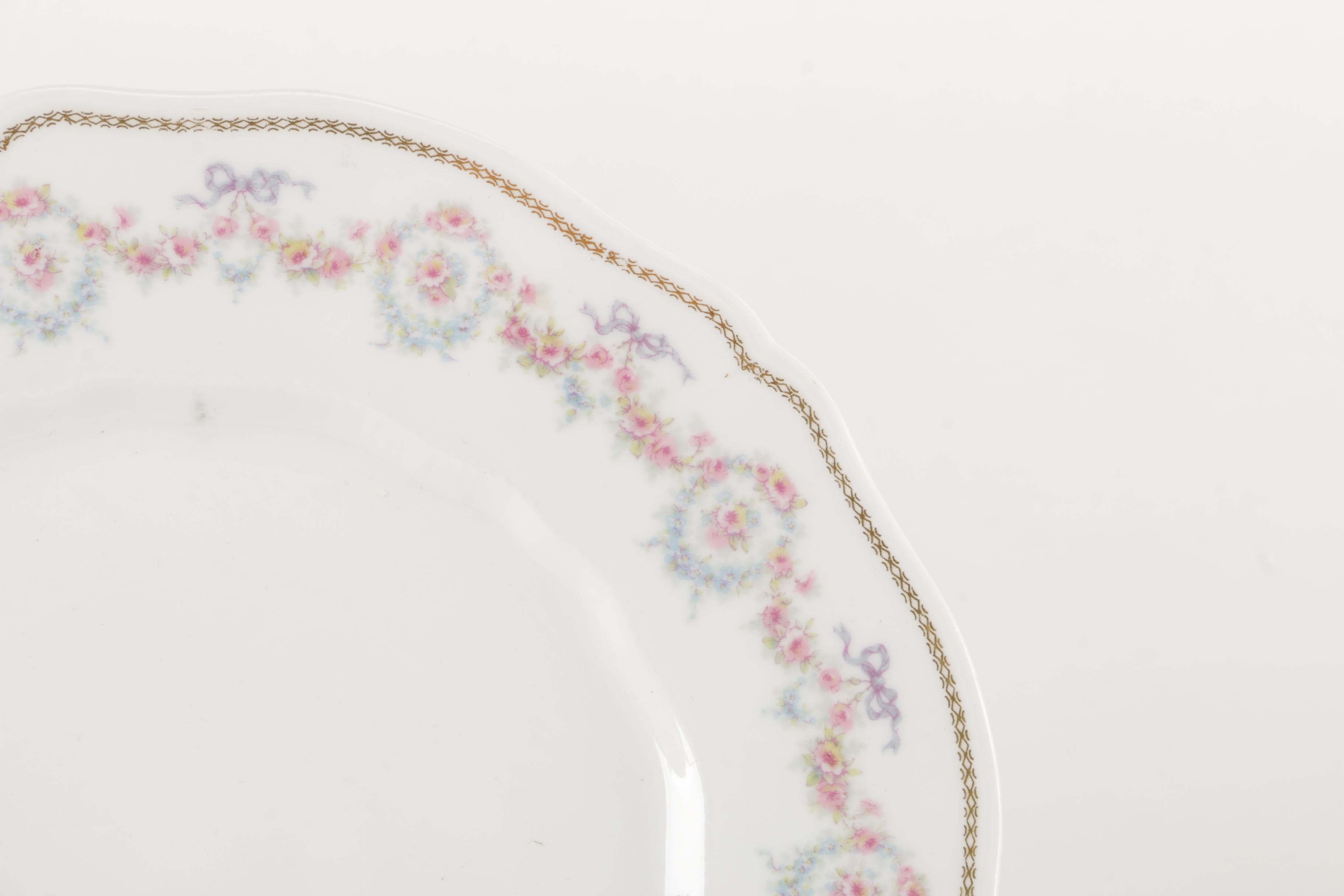 Generous Set of Théodore Haviland Limoges Porcelain Tableware