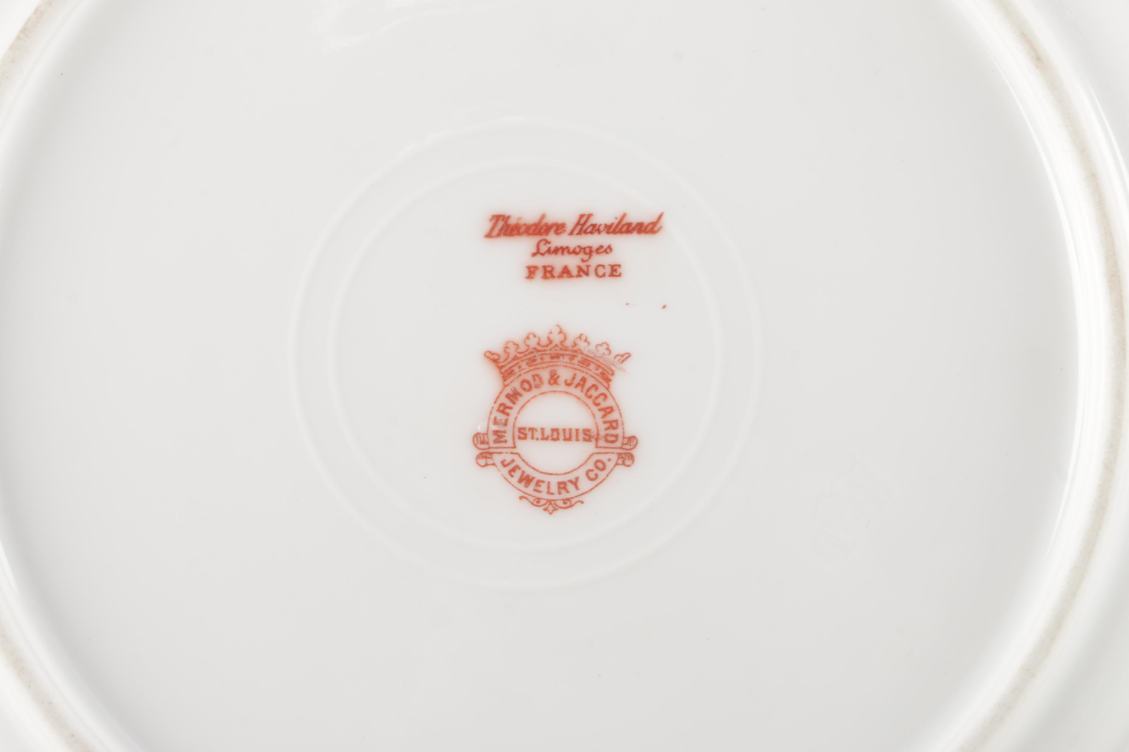 Generous Set of Théodore Haviland Limoges Porcelain Tableware