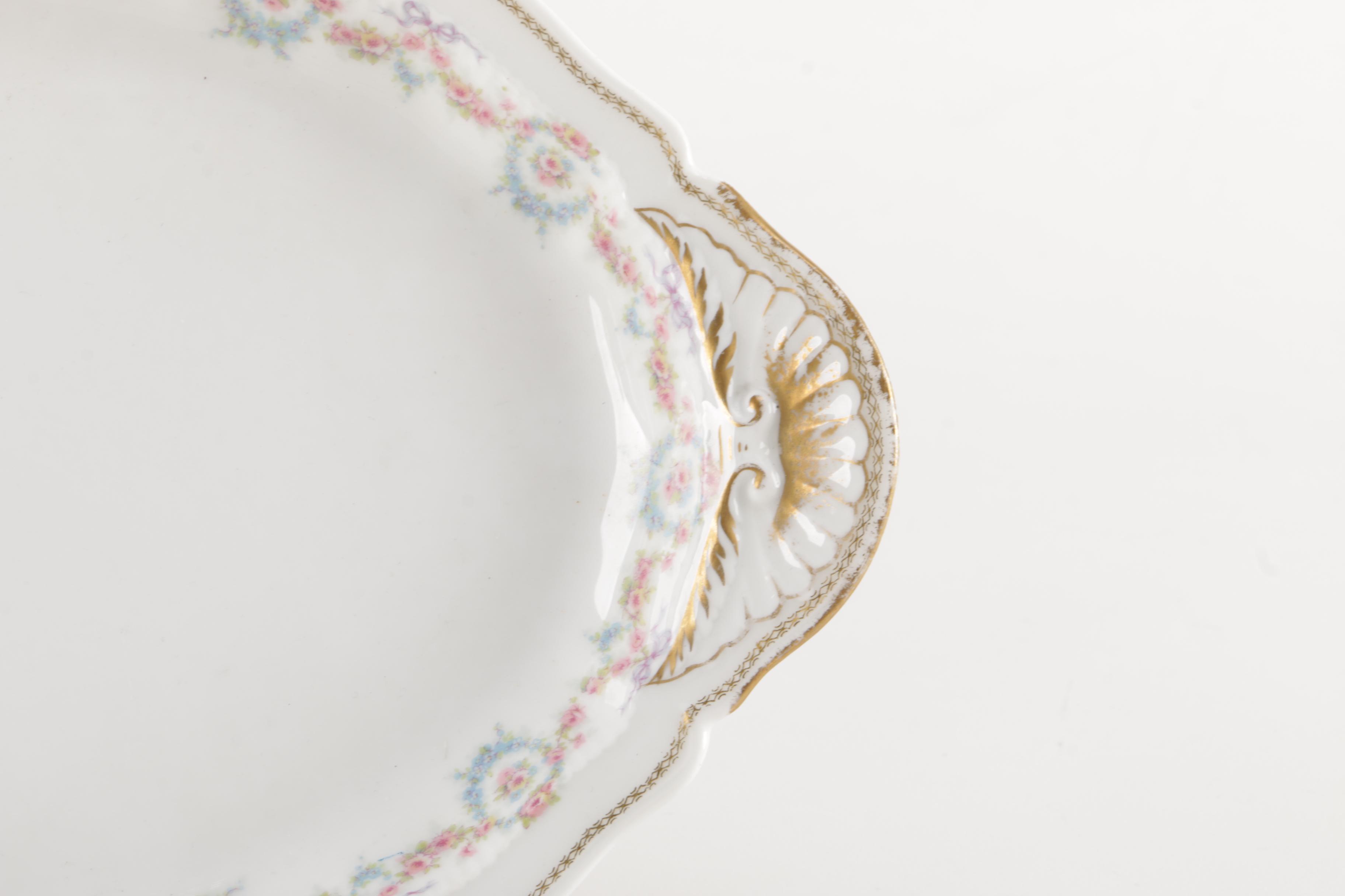 Generous Set of Théodore Haviland Limoges Porcelain Tableware