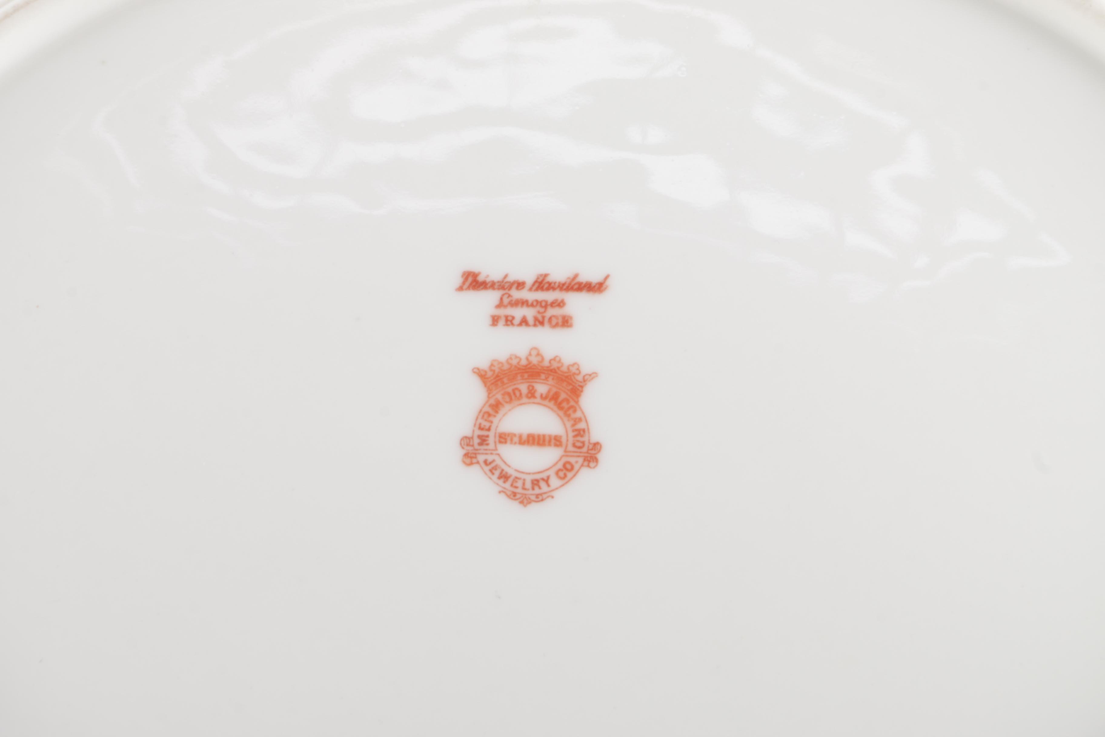 Generous Set of Théodore Haviland Limoges Porcelain Tableware