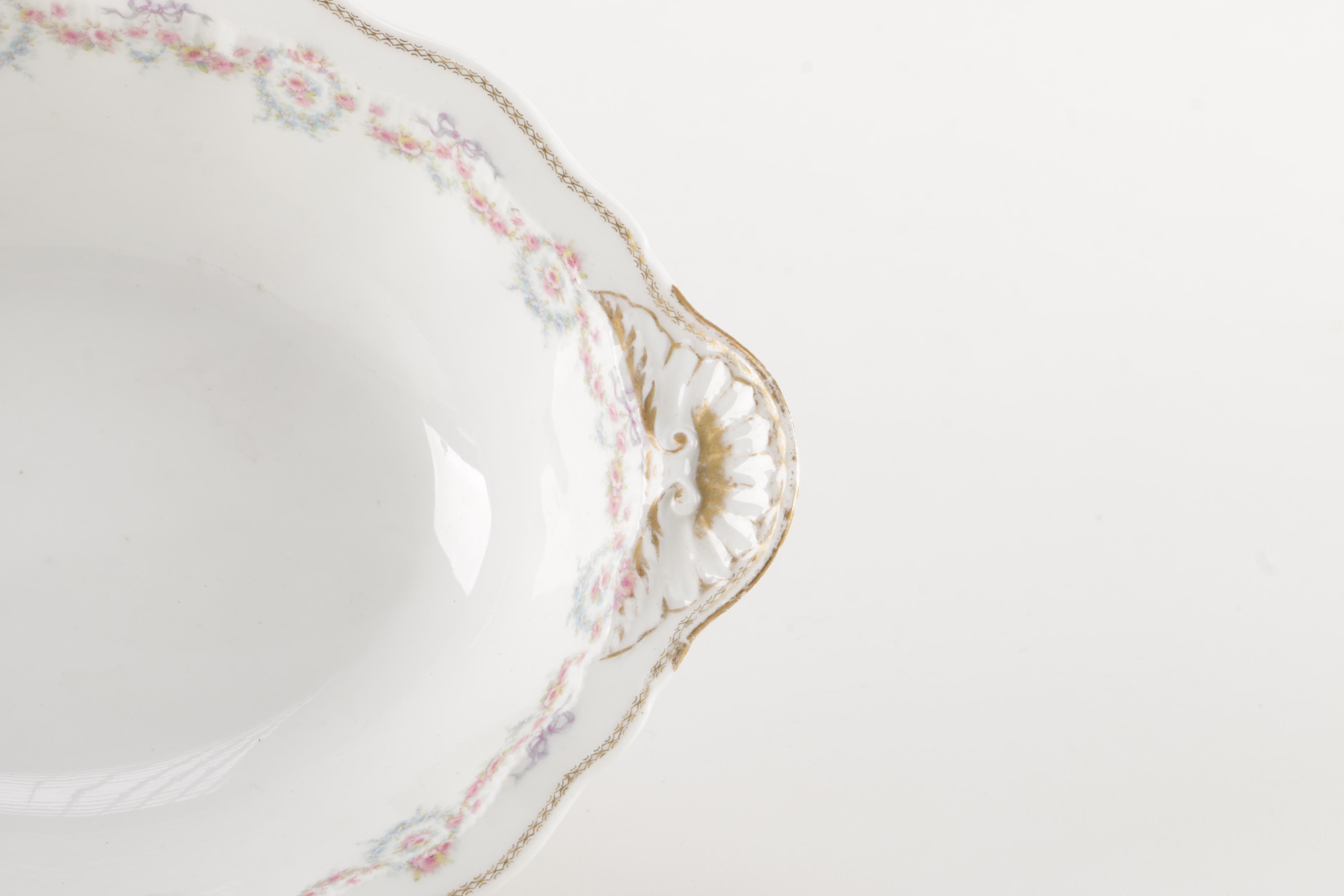 Generous Set of Théodore Haviland Limoges Porcelain Tableware