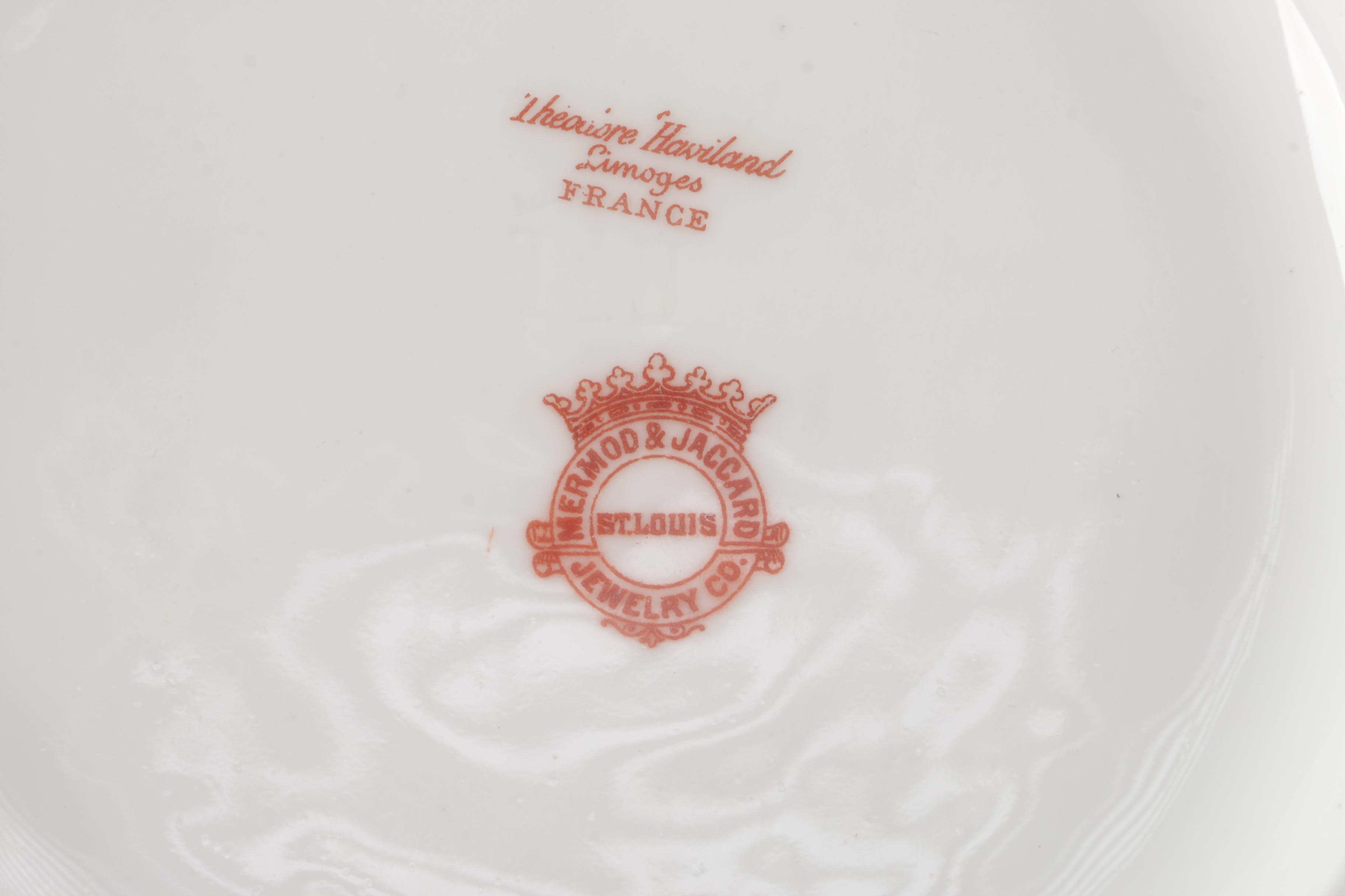 Generous Set of Théodore Haviland Limoges Porcelain Tableware