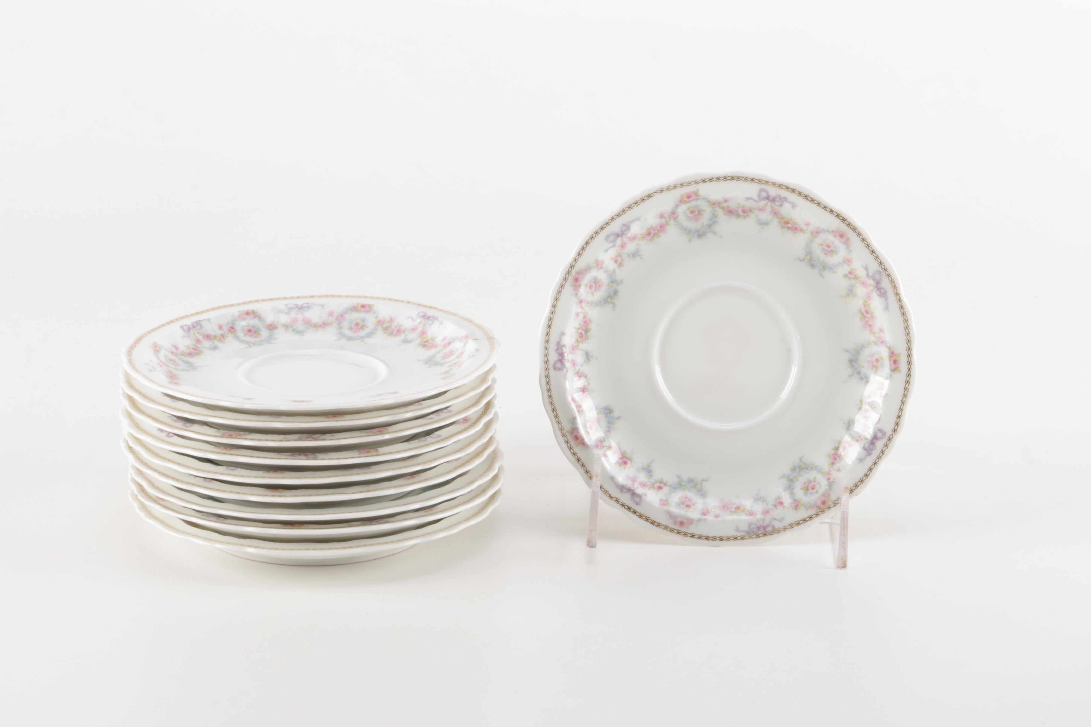 Generous Set of Théodore Haviland Limoges Porcelain Tableware