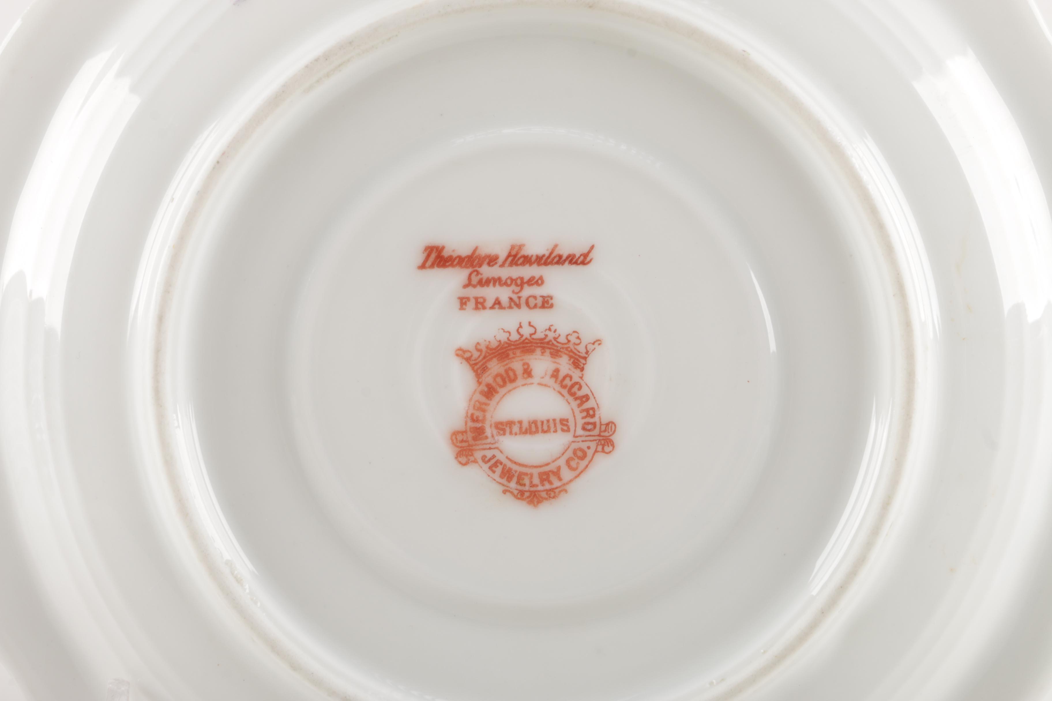 Generous Set of Théodore Haviland Limoges Porcelain Tableware