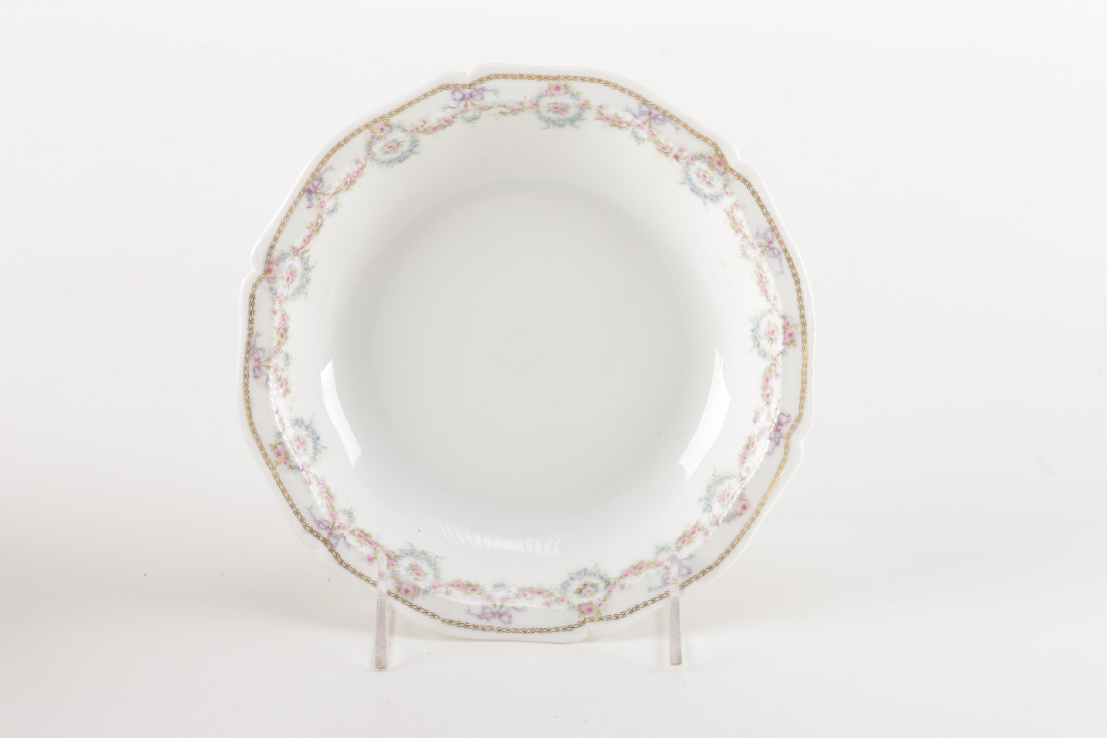 Generous Set of Théodore Haviland Limoges Porcelain Tableware