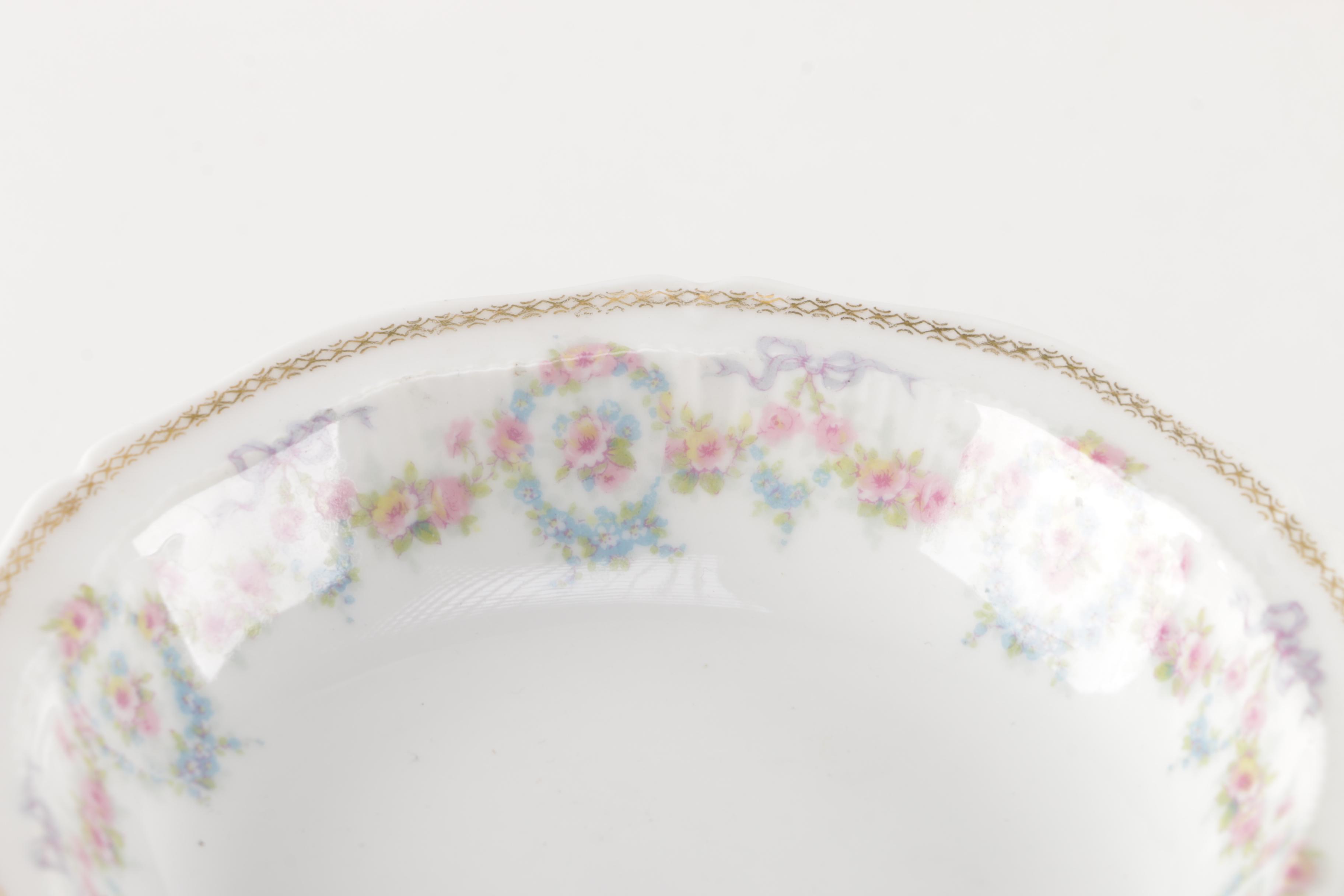 Generous Set of Théodore Haviland Limoges Porcelain Tableware