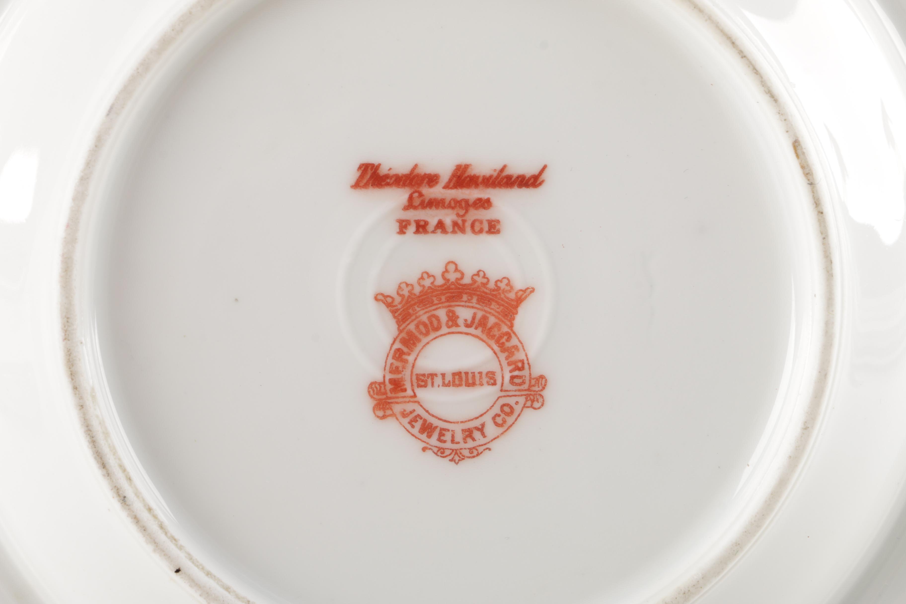 Generous Set of Théodore Haviland Limoges Porcelain Tableware