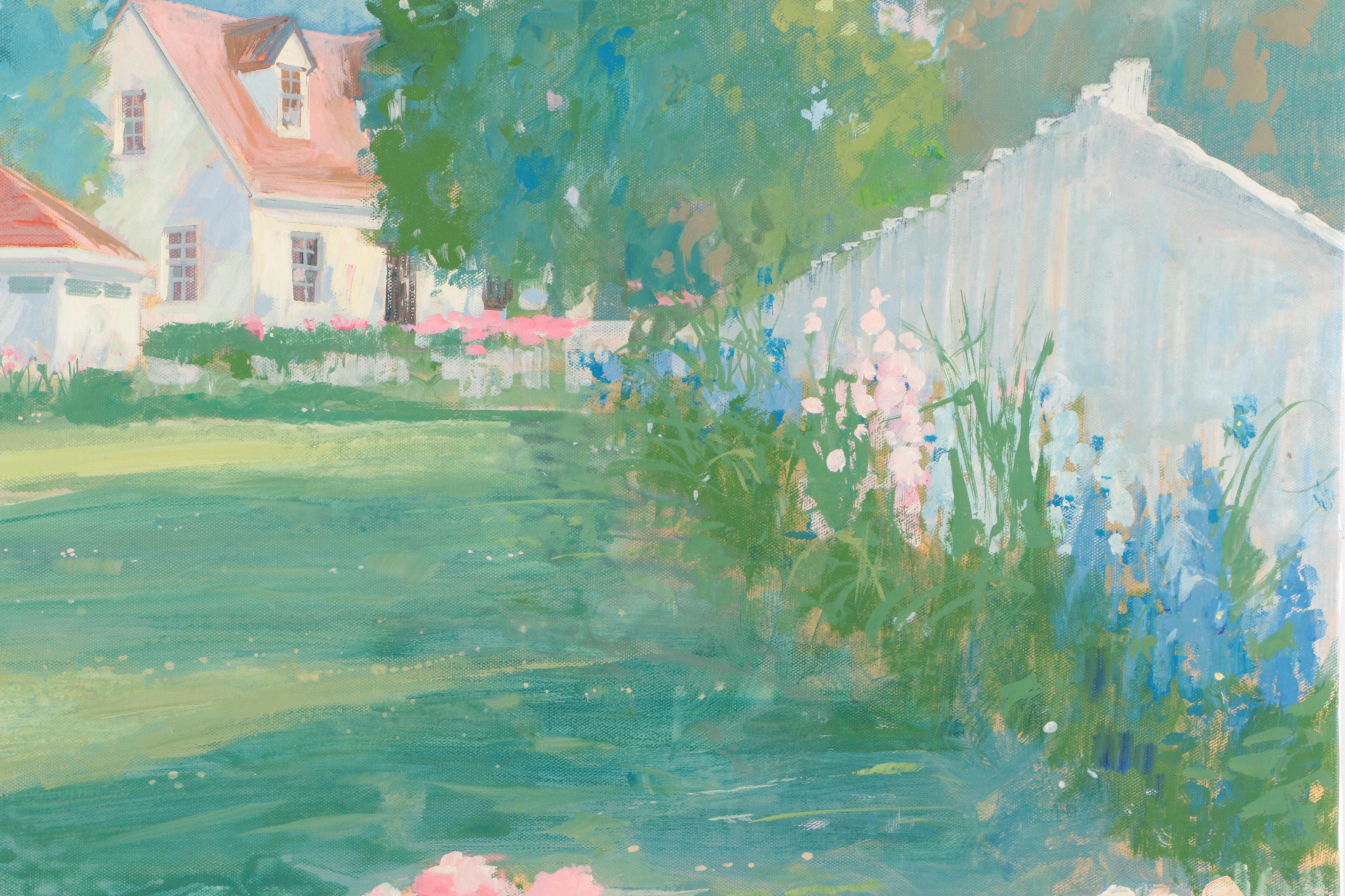 William Benecke Oil Painting on Canvas "Williamsburg"