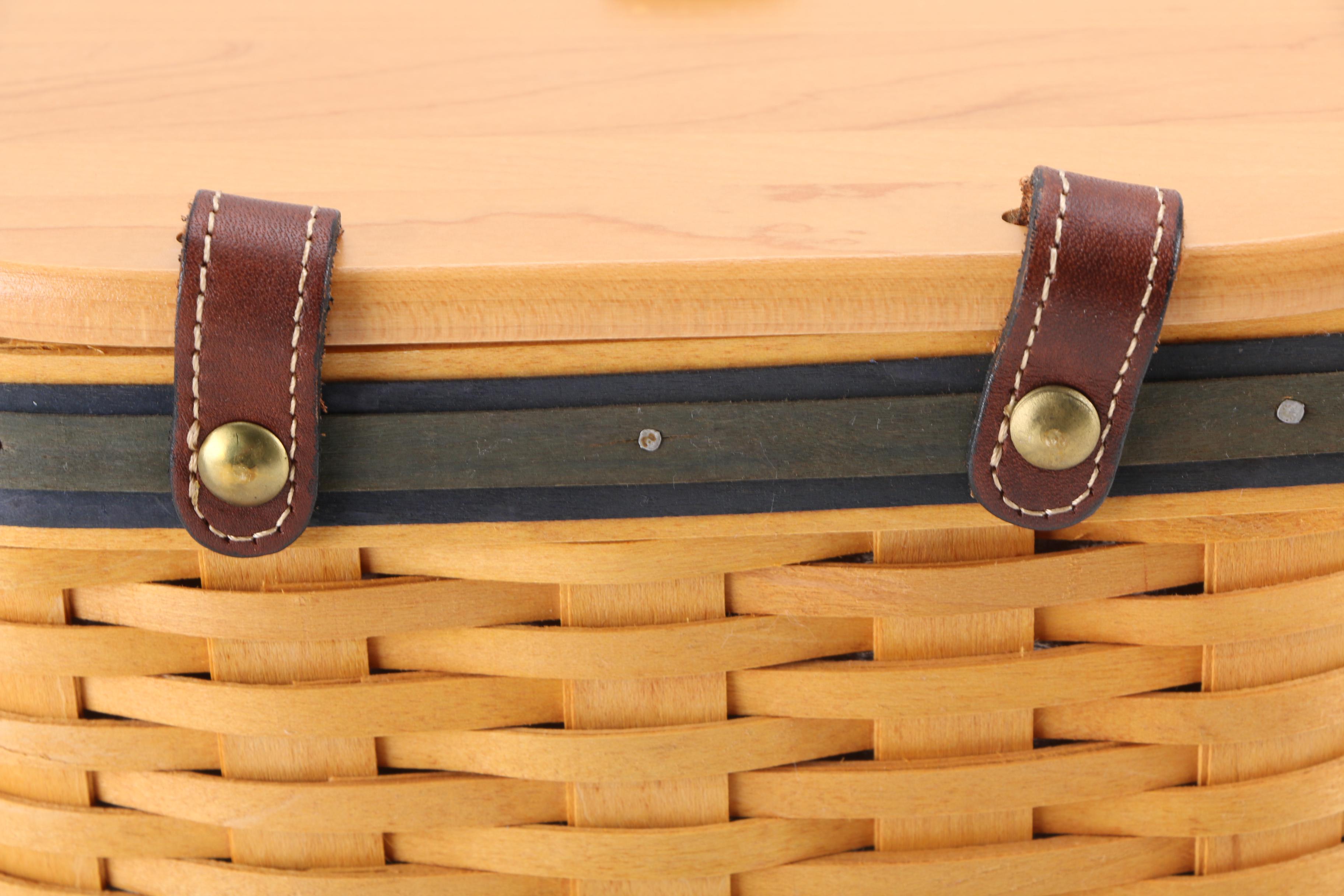 Longabeger Large Saddlebrook Basket