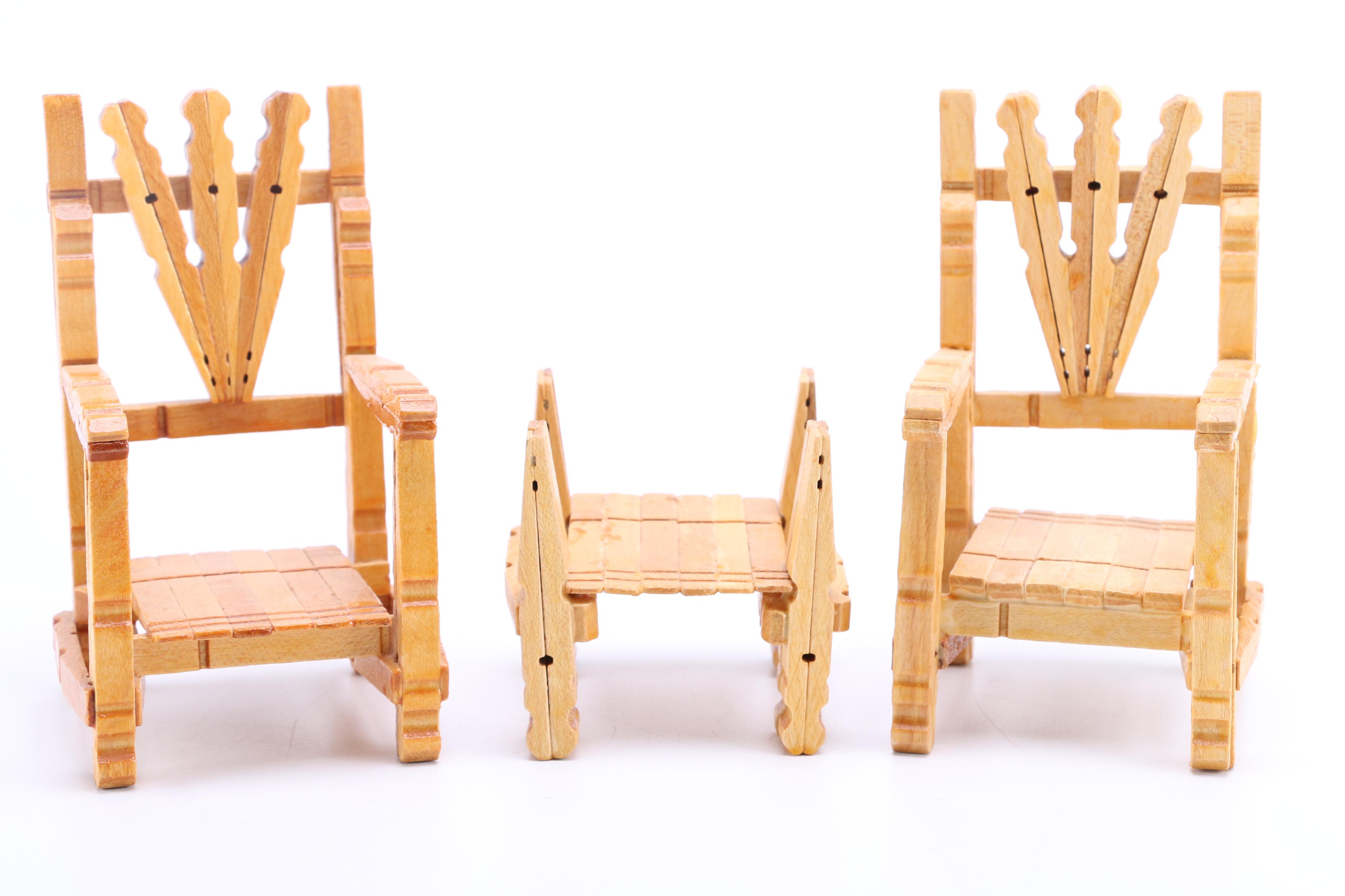 Dollhouse Furniture Chairs and Tables