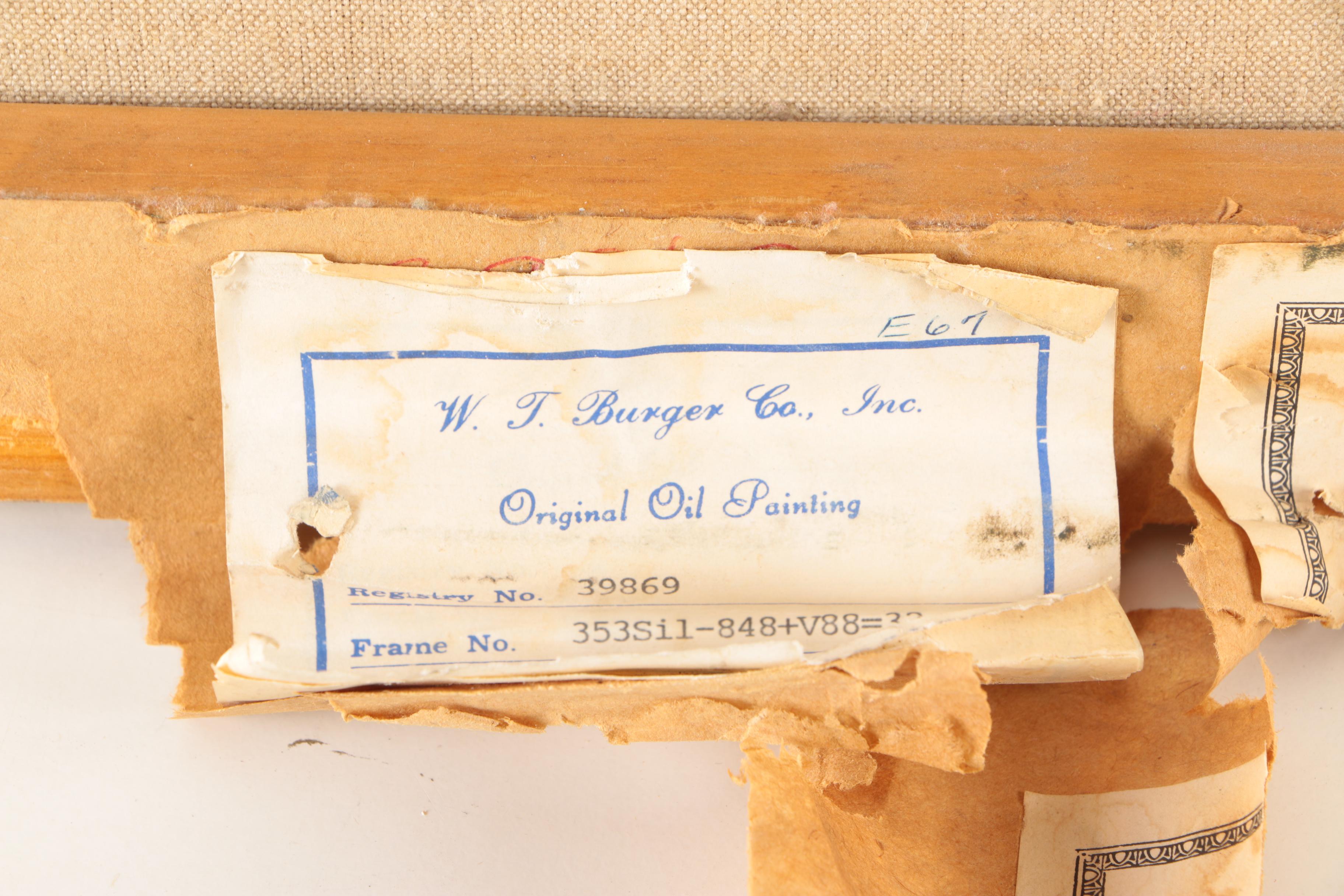 P. Marais Oil Painting on Canvas Seascape