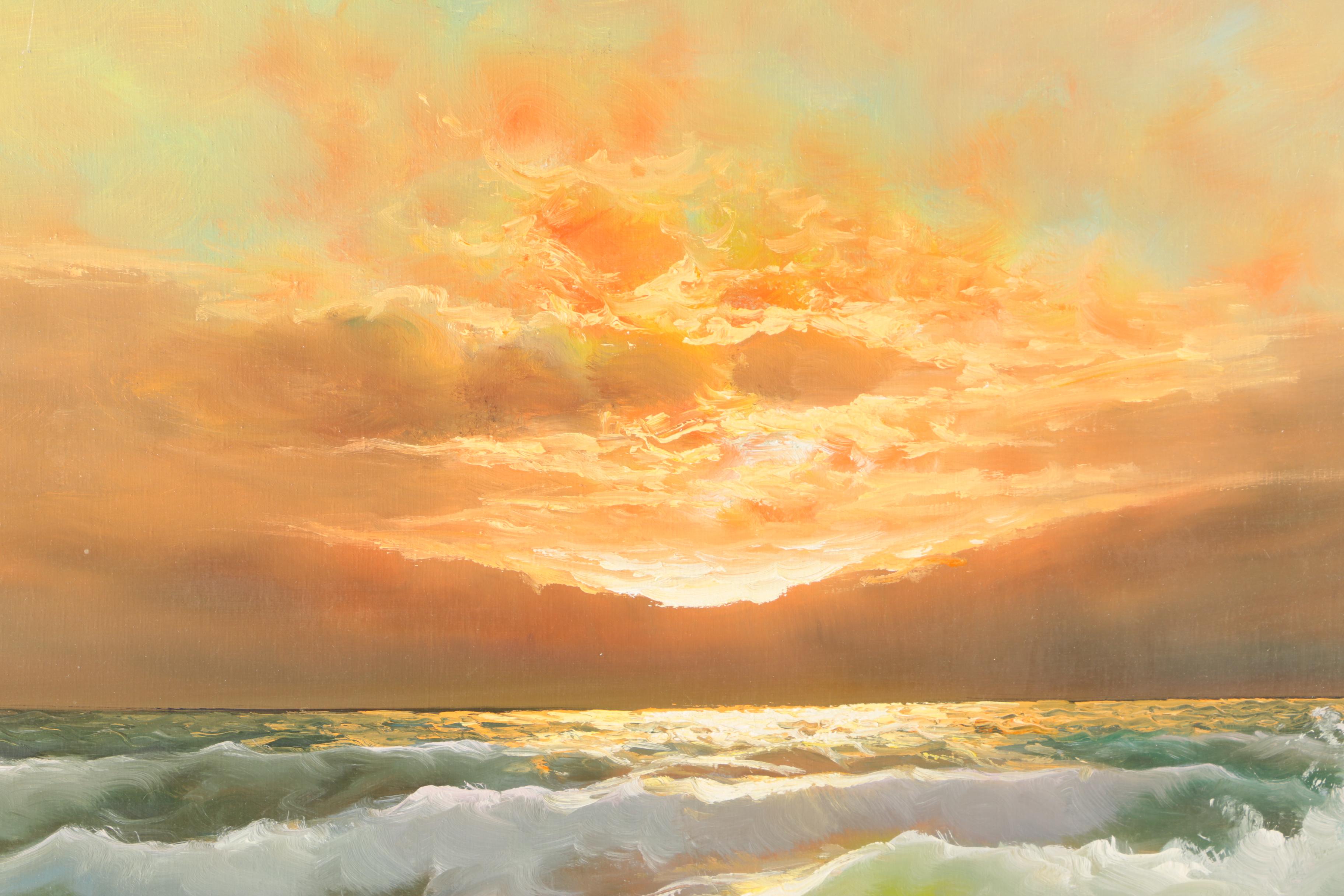 Romantic Style Oil Painting on Canvas by Rosati