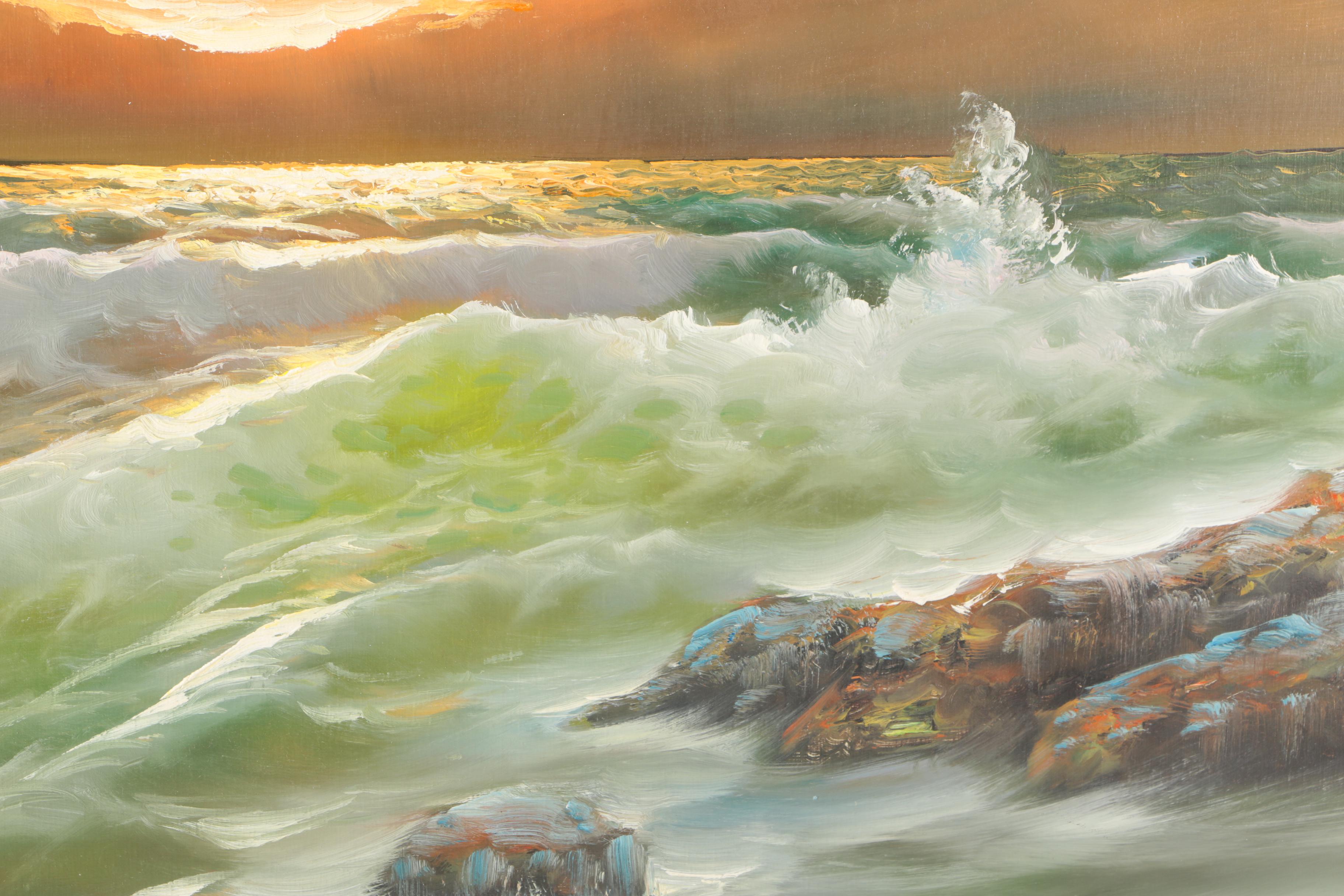 Romantic Style Oil Painting on Canvas by Rosati