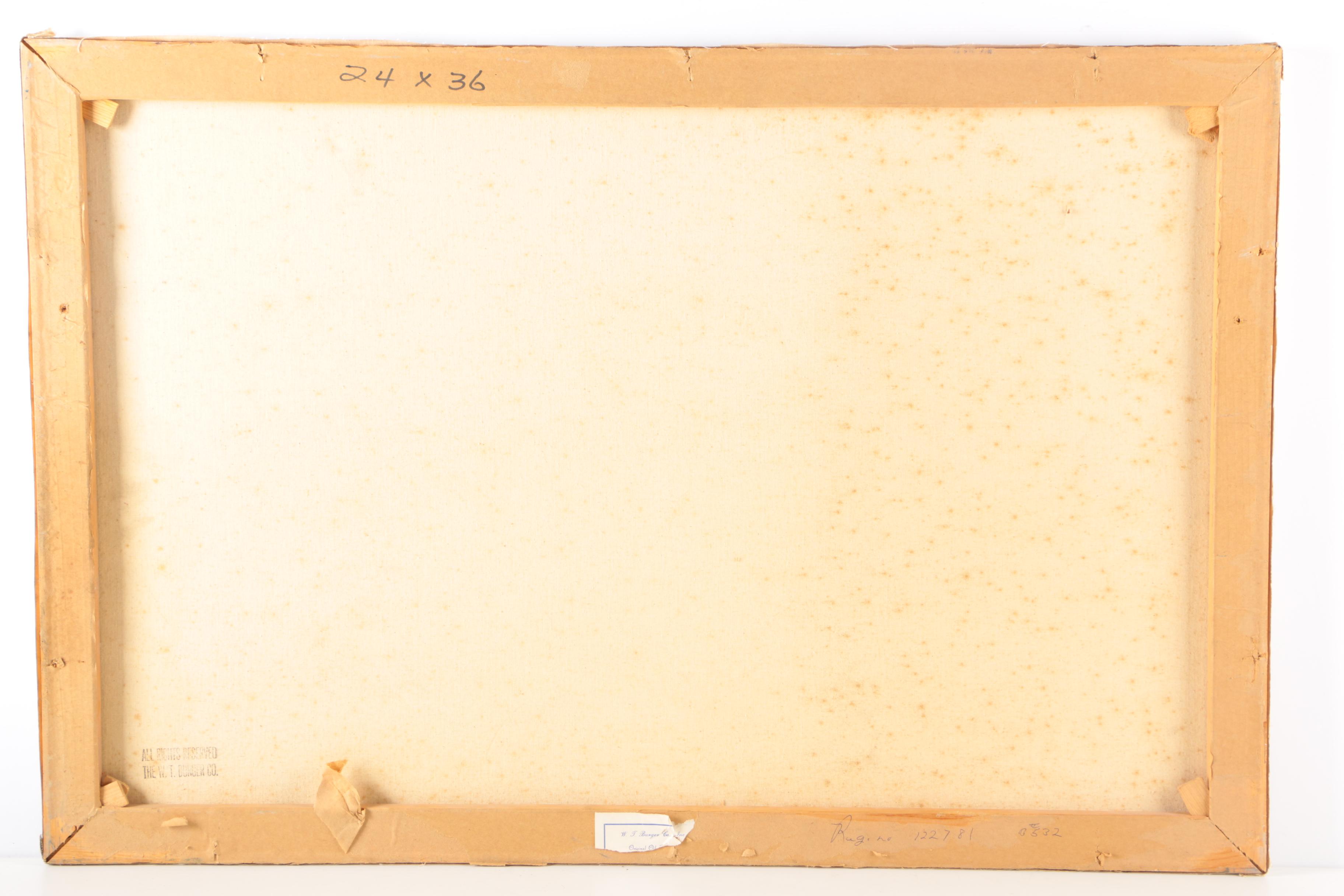 Romantic Style Oil Painting on Canvas by Rosati