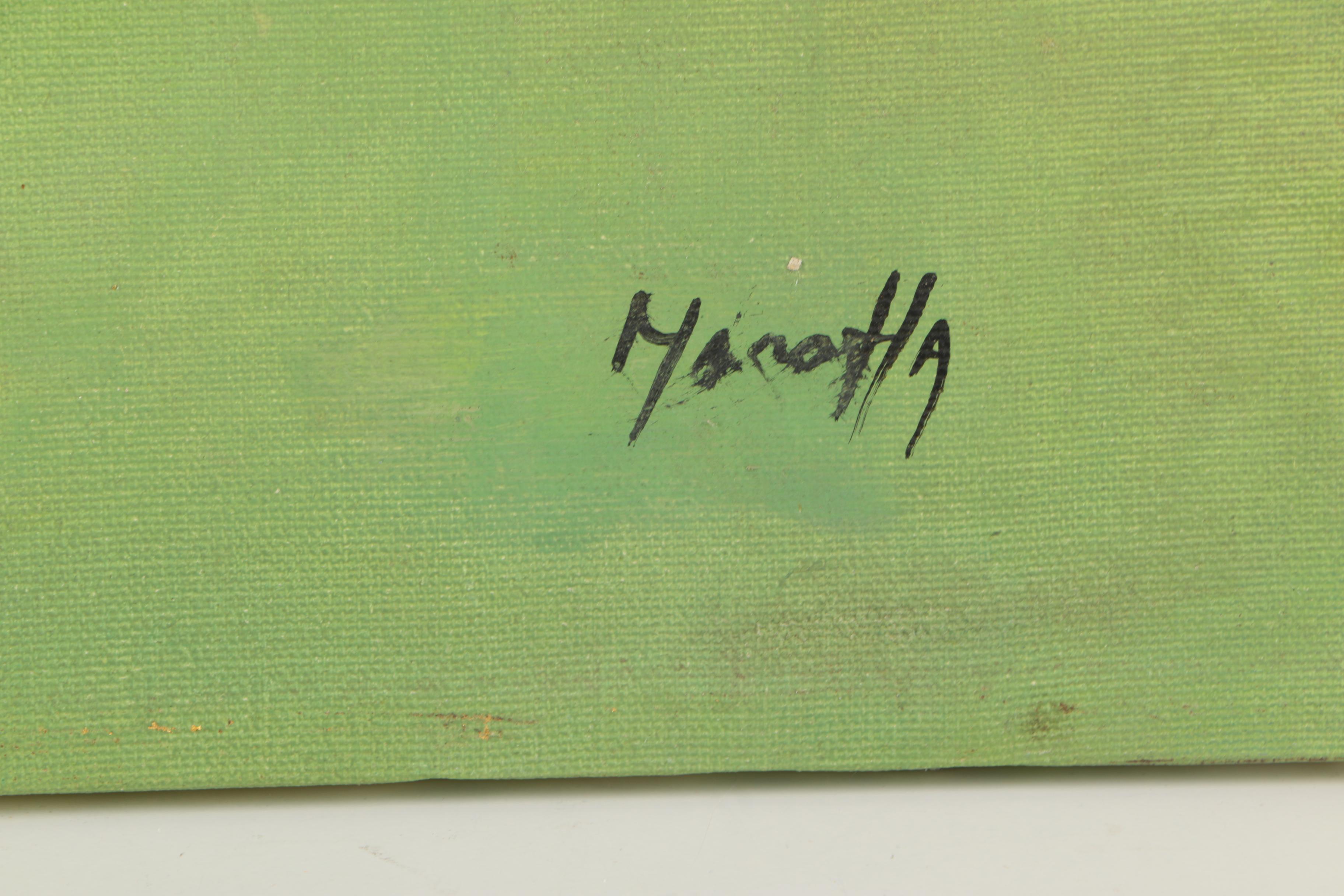 Angelica Marotta Oil Painting on Canvas "Flowers"