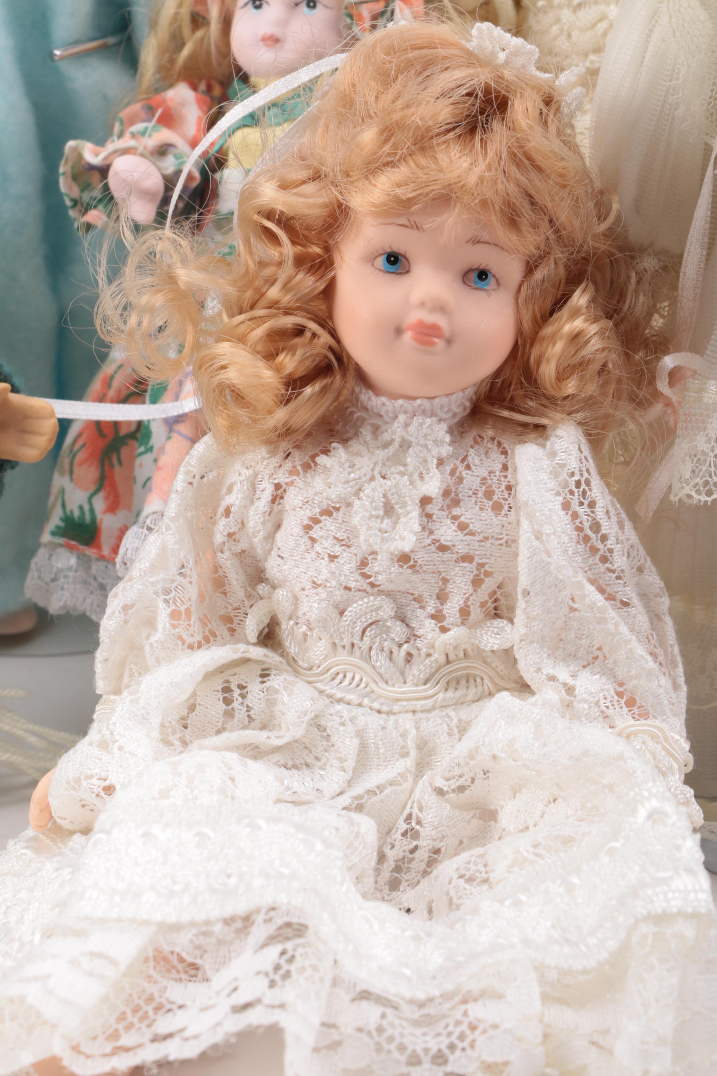 Vintage and Contemporary Porcelain Dolls