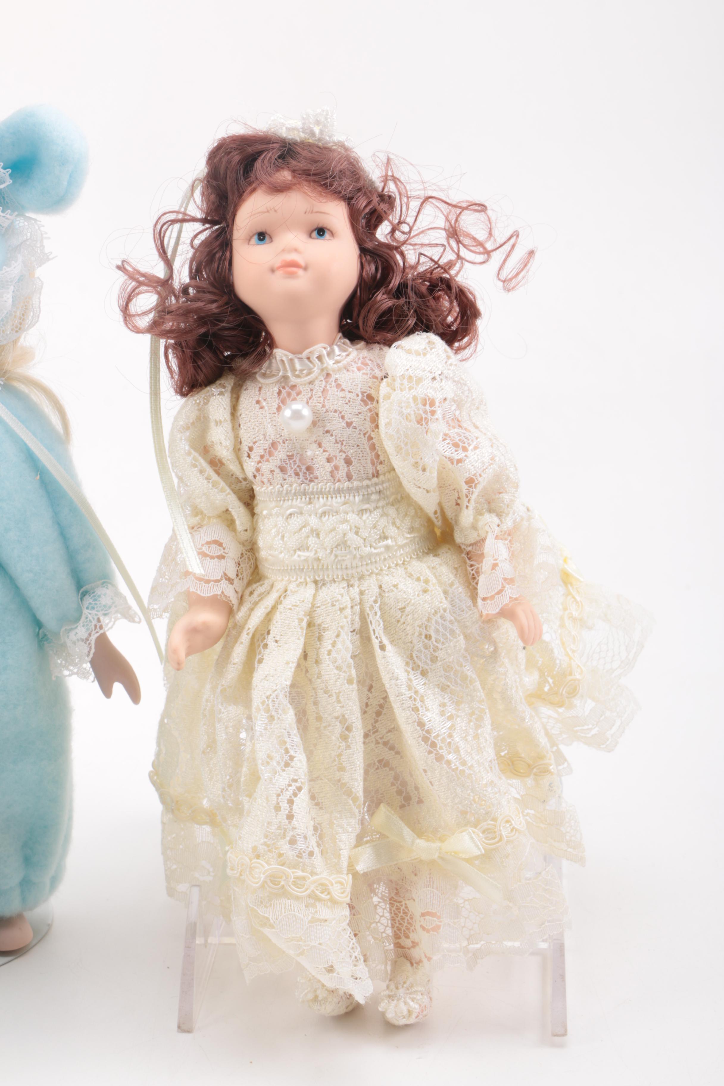 Vintage and Contemporary Porcelain Dolls