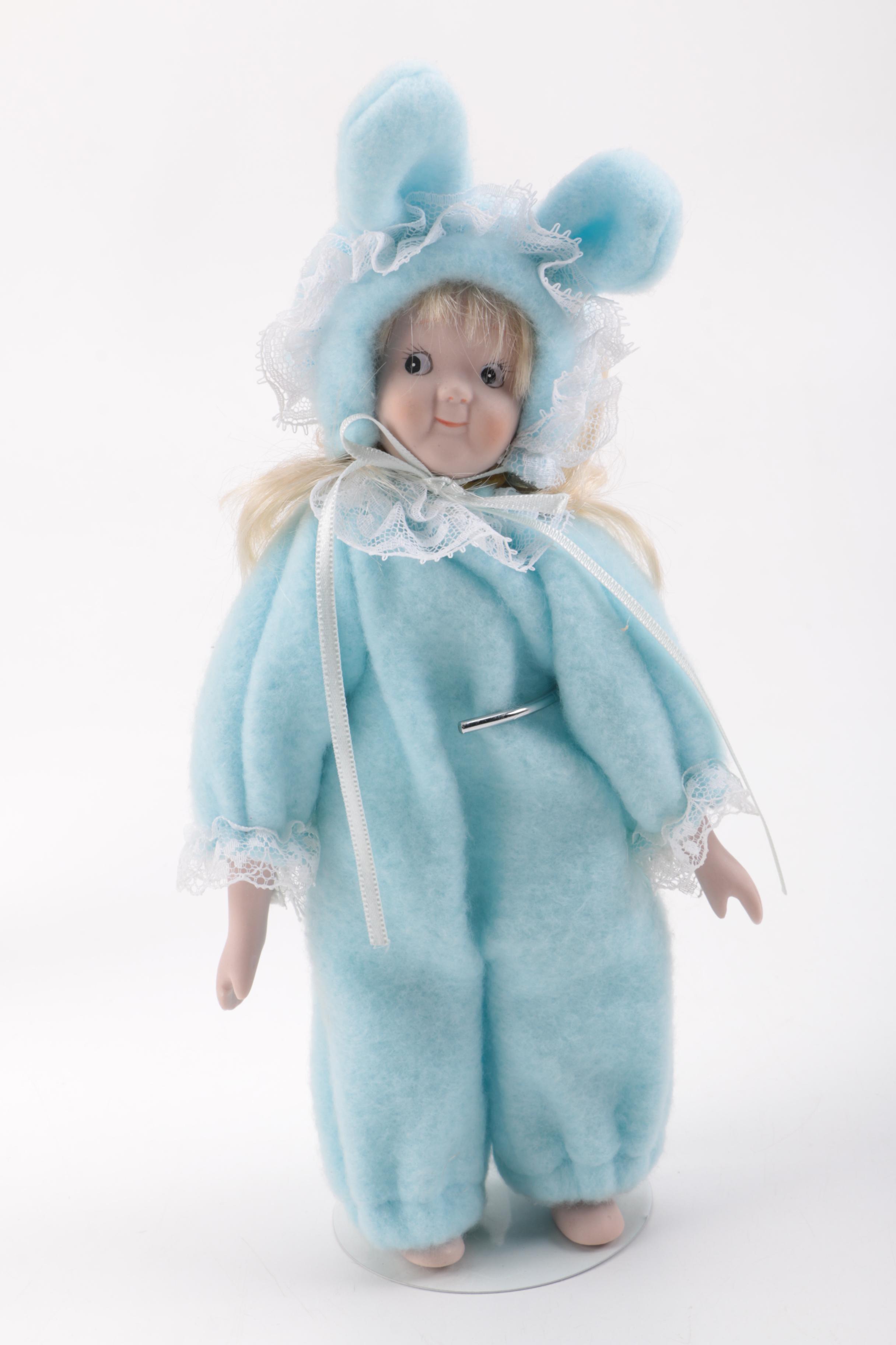 Vintage and Contemporary Porcelain Dolls