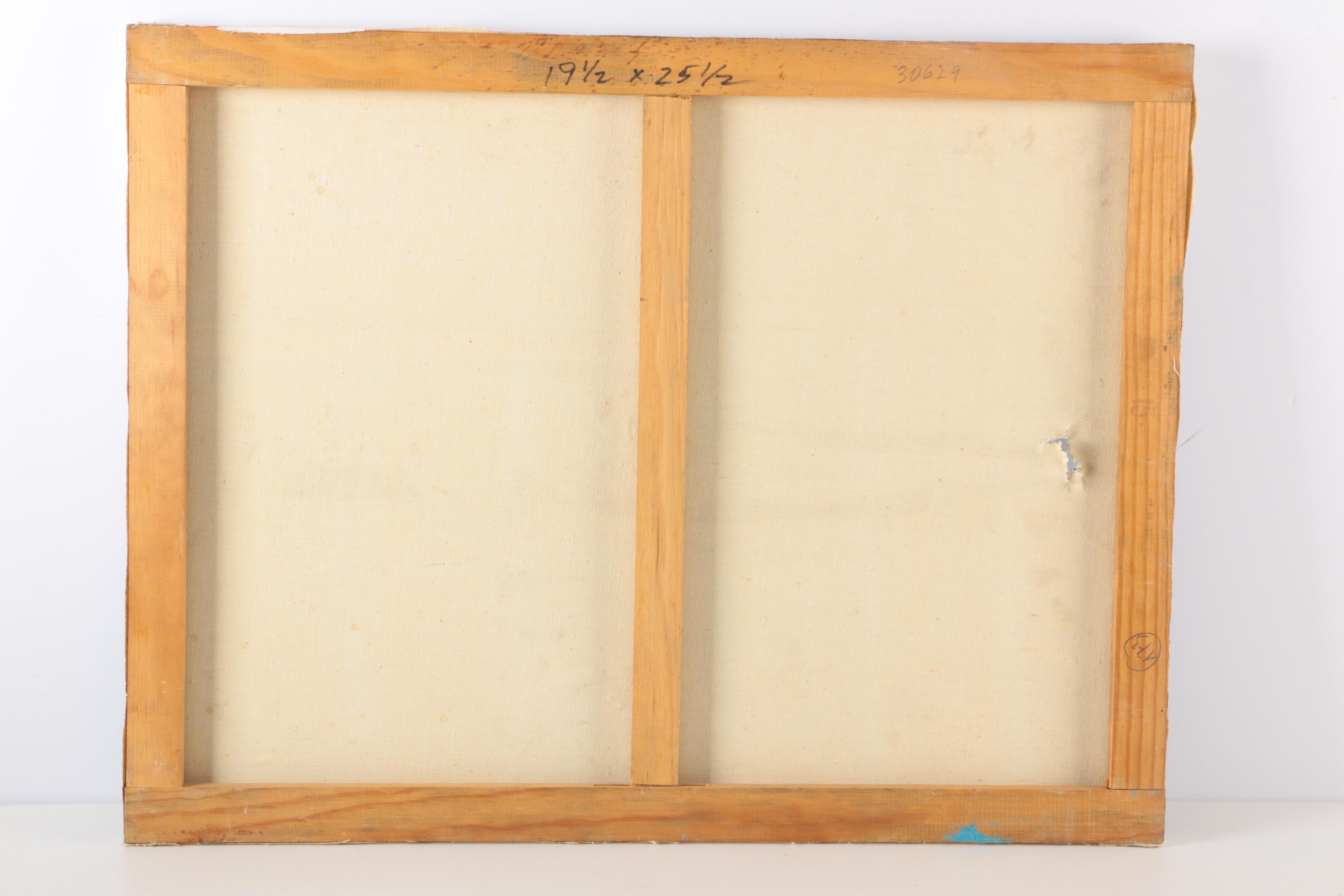 Albert Grifon Oil Painting on Canvas Impressionistic Seascape with Ships