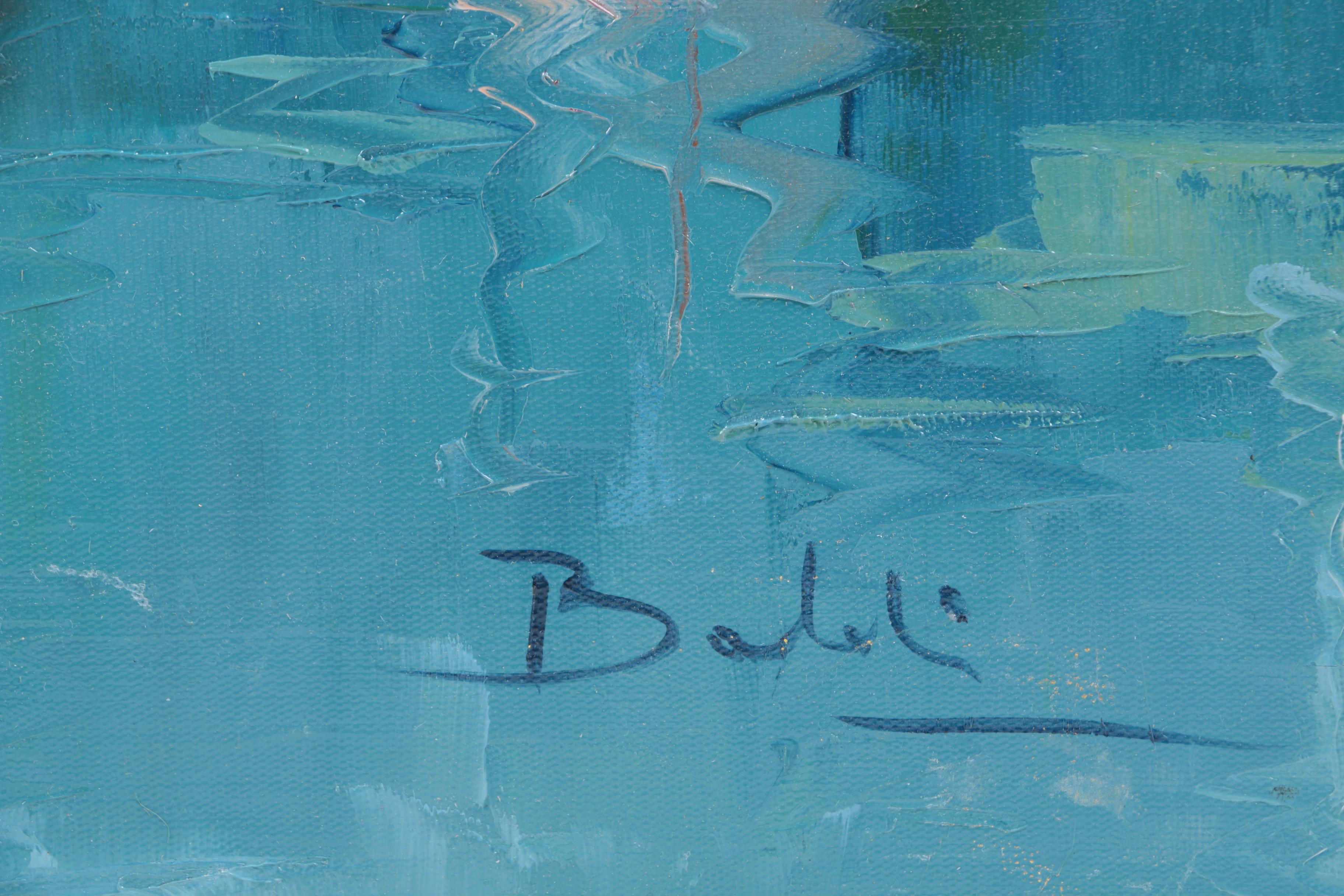 Continental Oil Painting on Canvas by Baldi