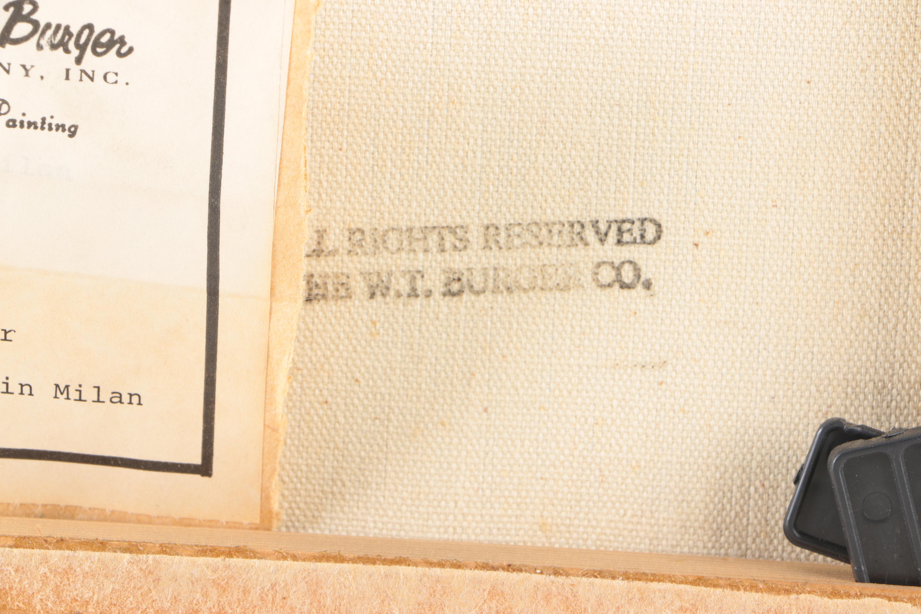 Jennifer Krentz Oil Painting on Canvas "Church in Milan"