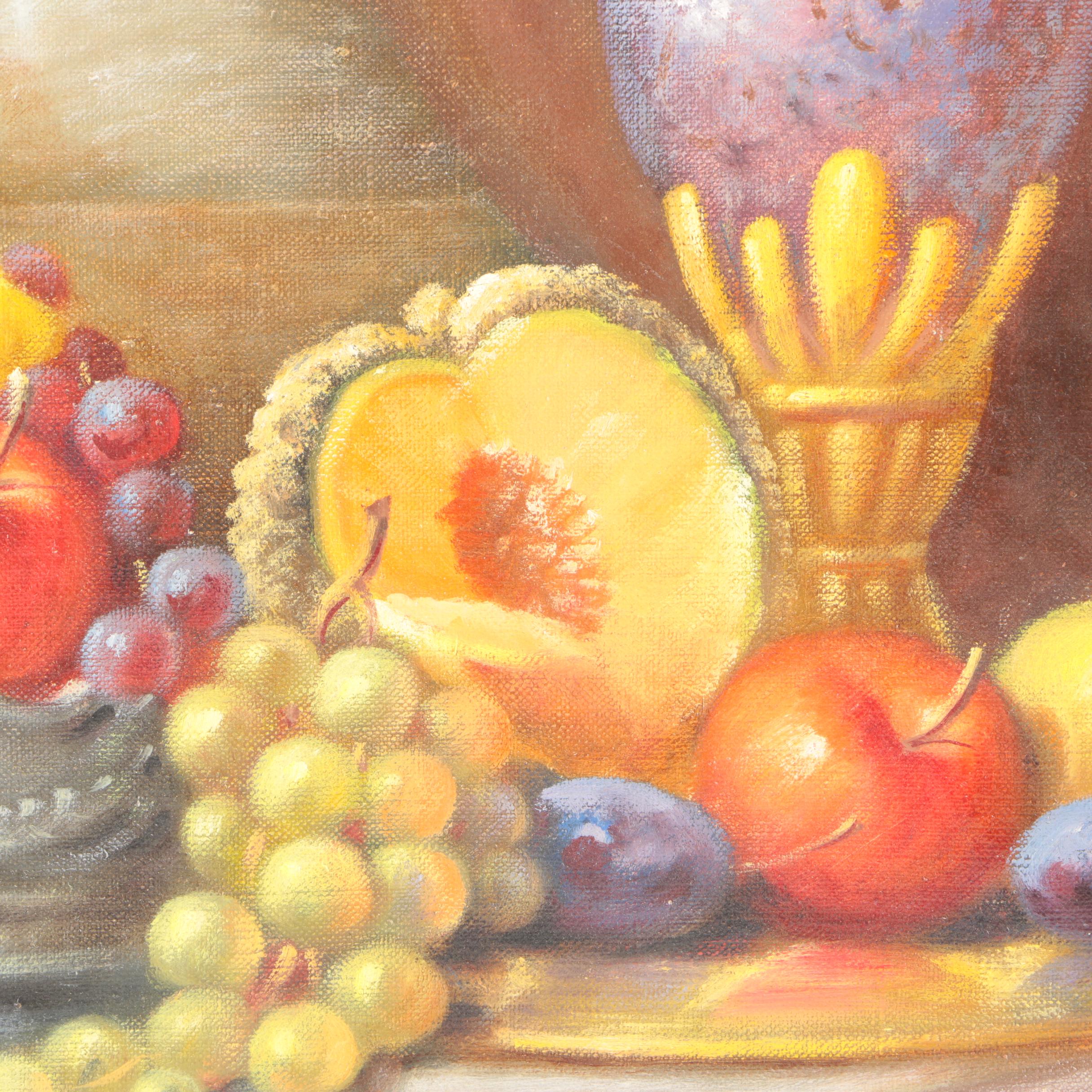 Paldeak Oil Painting on Canvas Neolassical Style Still Life